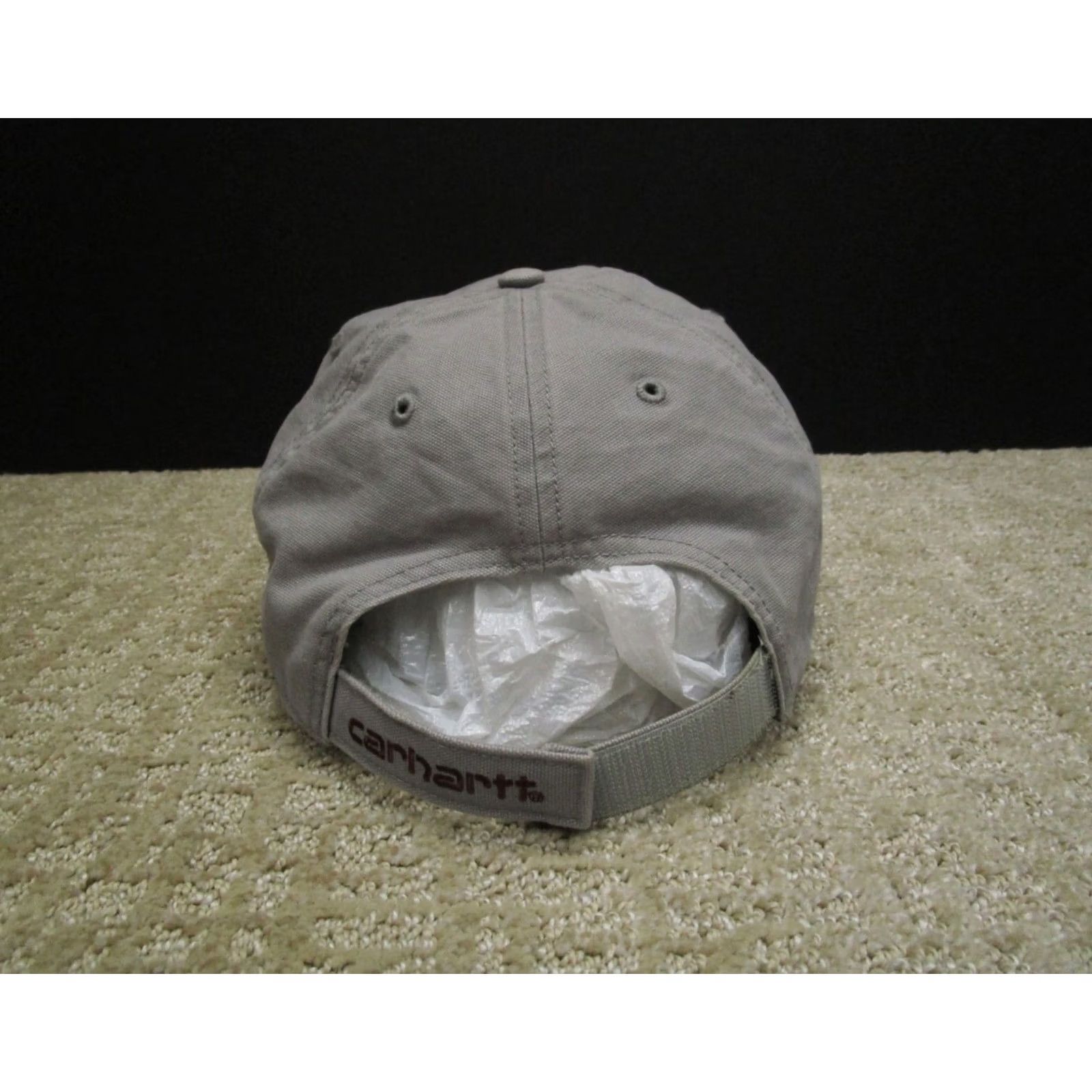 Carhartt Carhartt Cap Hat Adjustable Men Canvas Gray Patch Logo Texas State Cap Size ONE SIZE - 3 Thumbnail