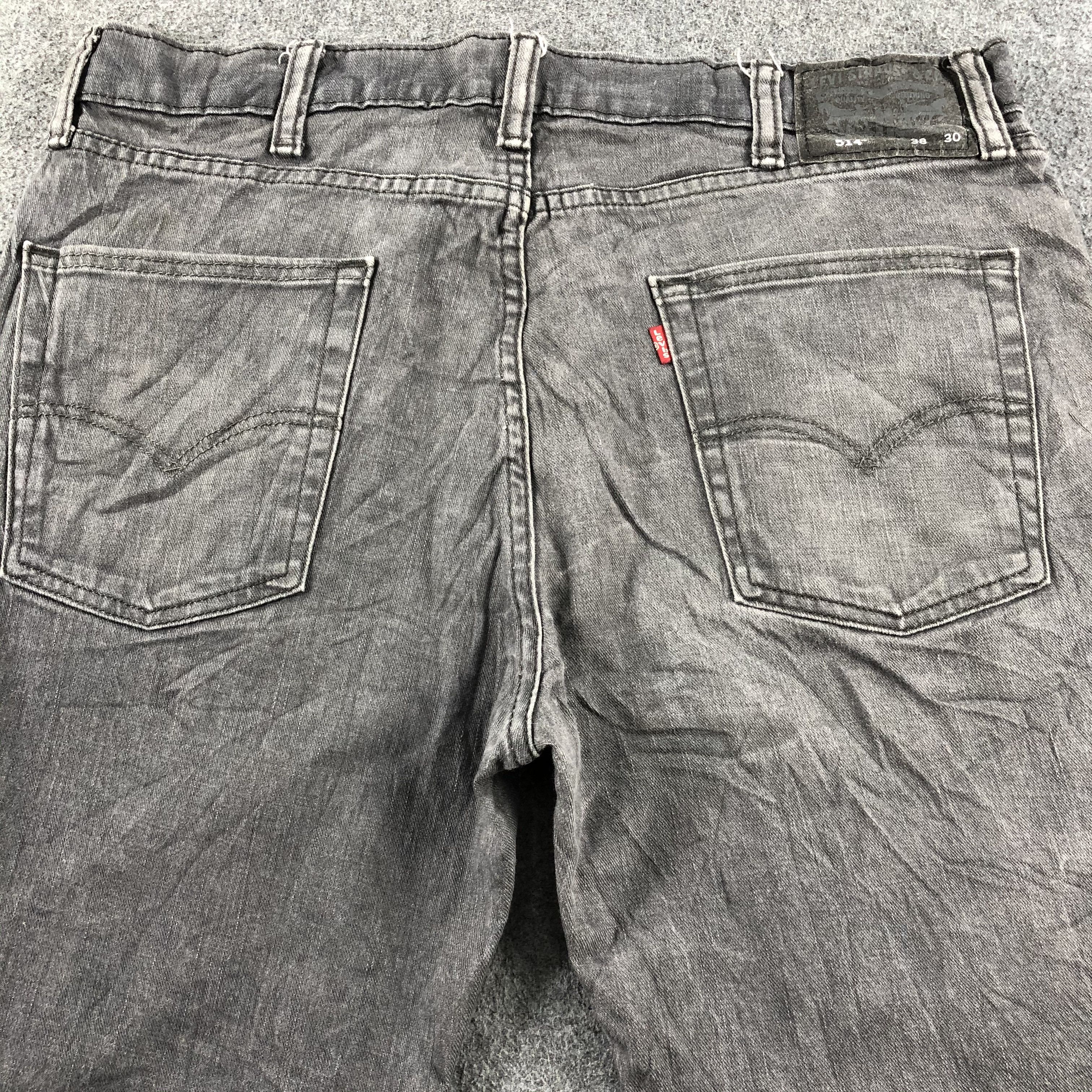 Levi's Vintage Faded Black Levis 514 Jeans-J2365 Size US 37 - 4 Thumbnail