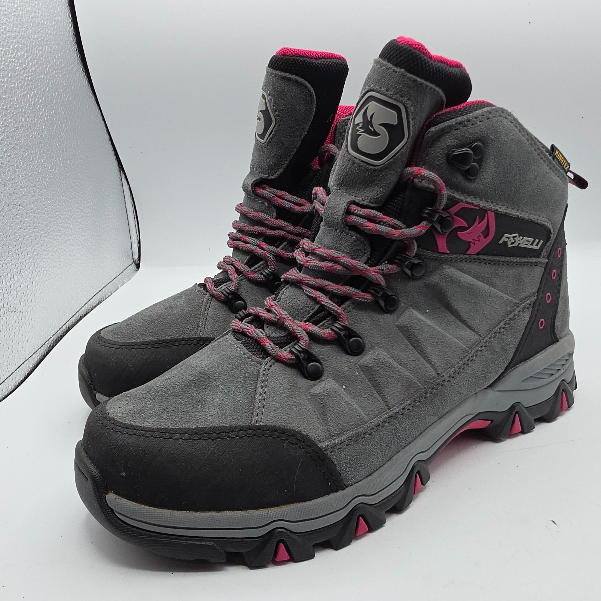 Other Foxelli Womens Size 10 Gray Pink Hiking Boots Camping Outdoo Size US 10 / IT 40 - 4 Thumbnail