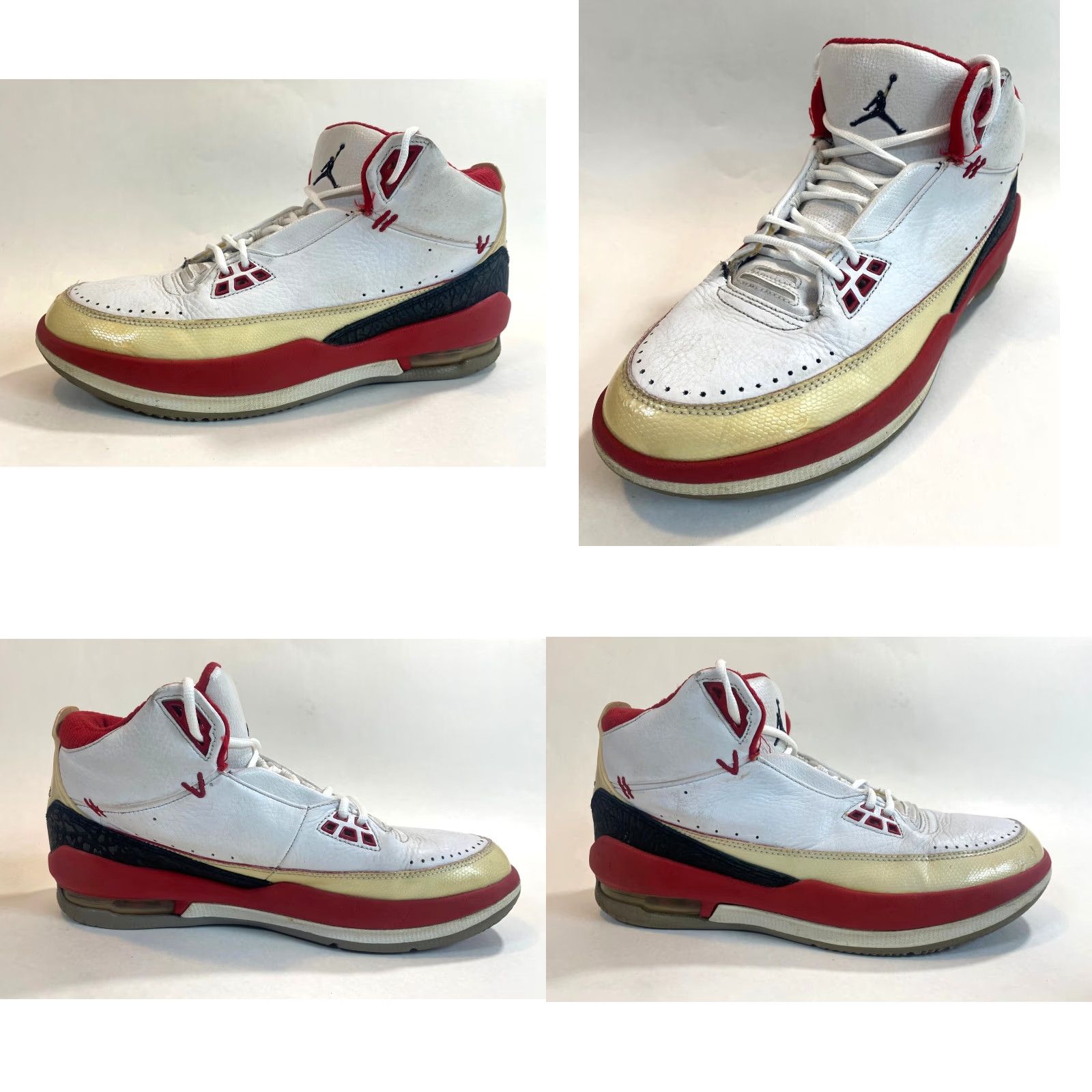 Nike VINTAGE Nike Air Jordan 2.5 Retro Team White Varsity Red 331987-103 USA 10.5 Mens Sneaker High Top Shoes Size US 10 / EU 43 - 9 Thumbnail