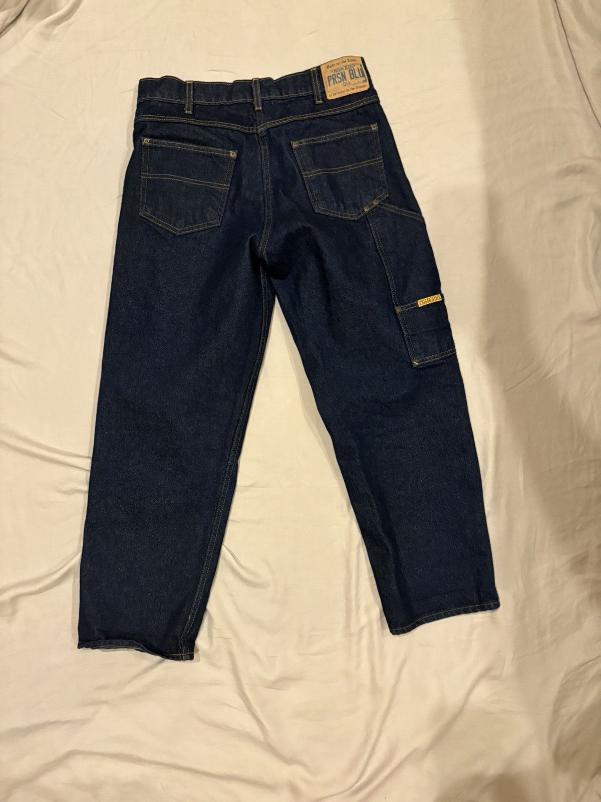 Other Prison Blues Double Knee Rigid Work Jean sz 34x30 USA Made Size US 34 / EU 50 - 2 Thumbnail