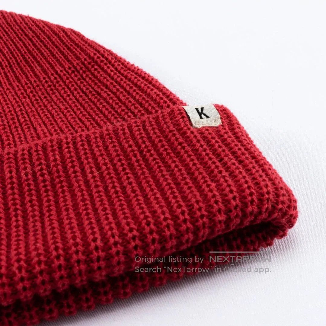 Knickerbocker Mfg Co red knit watch cap by knickerbocker. Size ONE SIZE - 4 Thumbnail