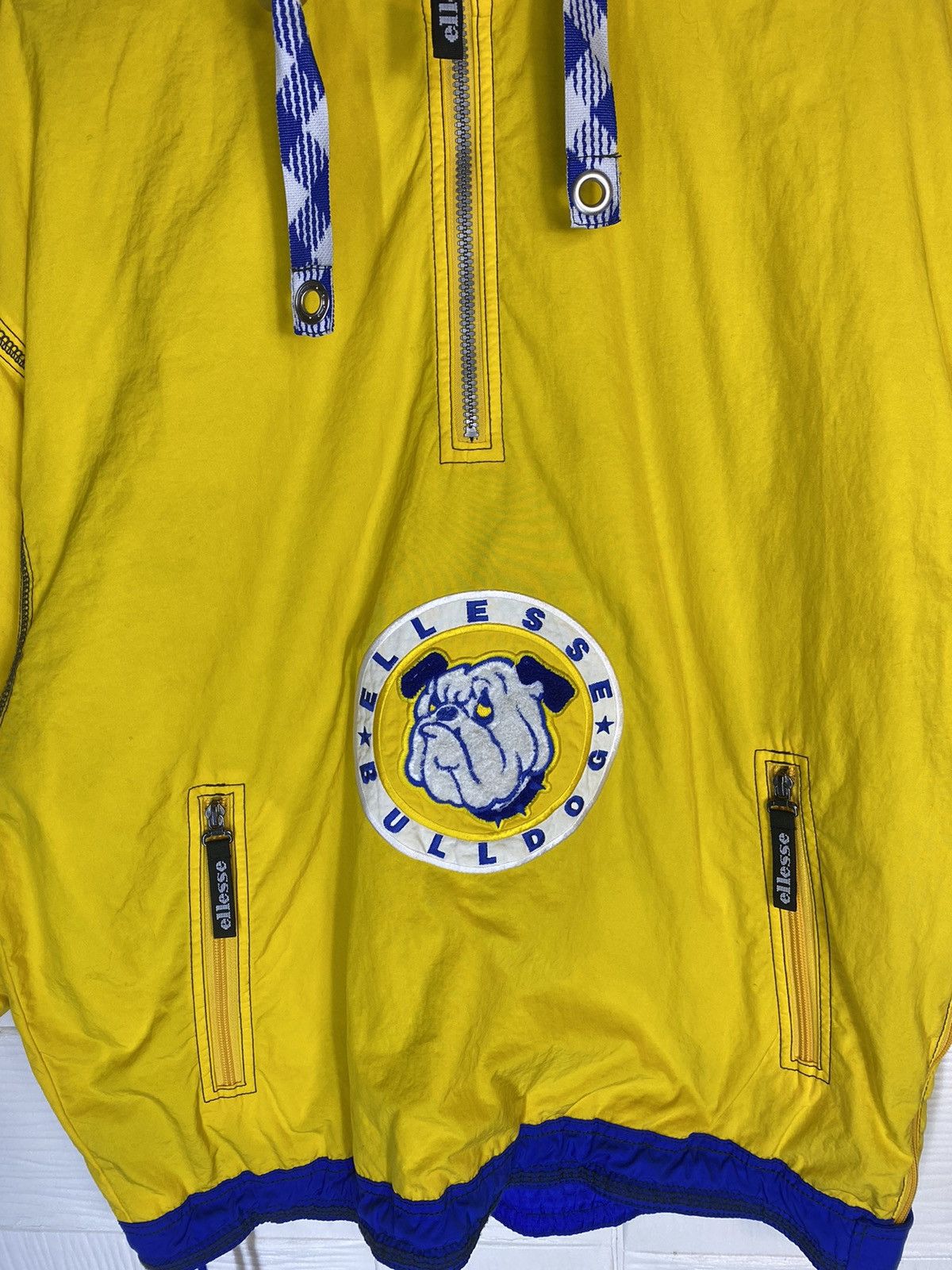 Ellesse VINTAGE ELLESSE BULLDOG ITALY HALF ZIPPER JACKET Size US M / EU 48-50 / 2 - 3 Thumbnail