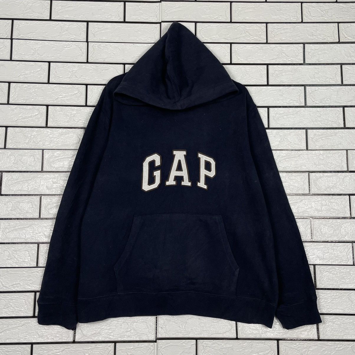 Gap Gap Big Logo Pullover Hoodie Size US XL / EU 56 / 4 - 1 Thumbnail