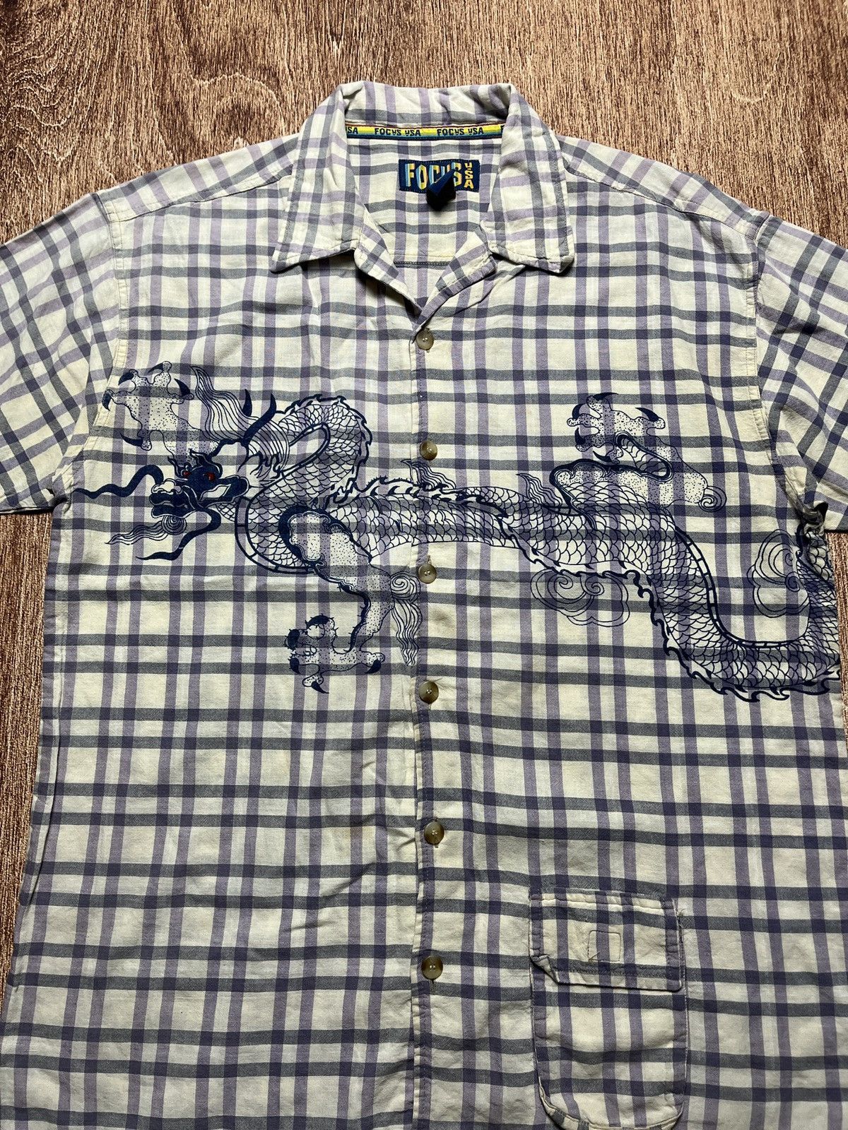 Japanese Brand Vintage 90s sukajan shirt Size US L / EU 52-54 / 3 - 2 Thumbnail