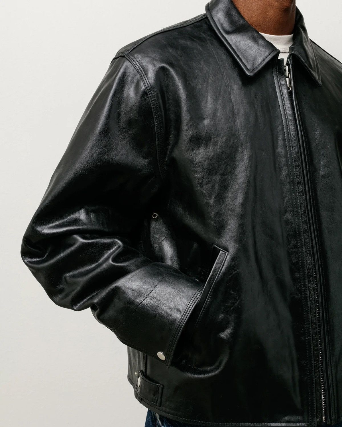 Stussy Stussy Leather Garage Jacket Size US L / EU 52-54 / 3 - 3 Thumbnail