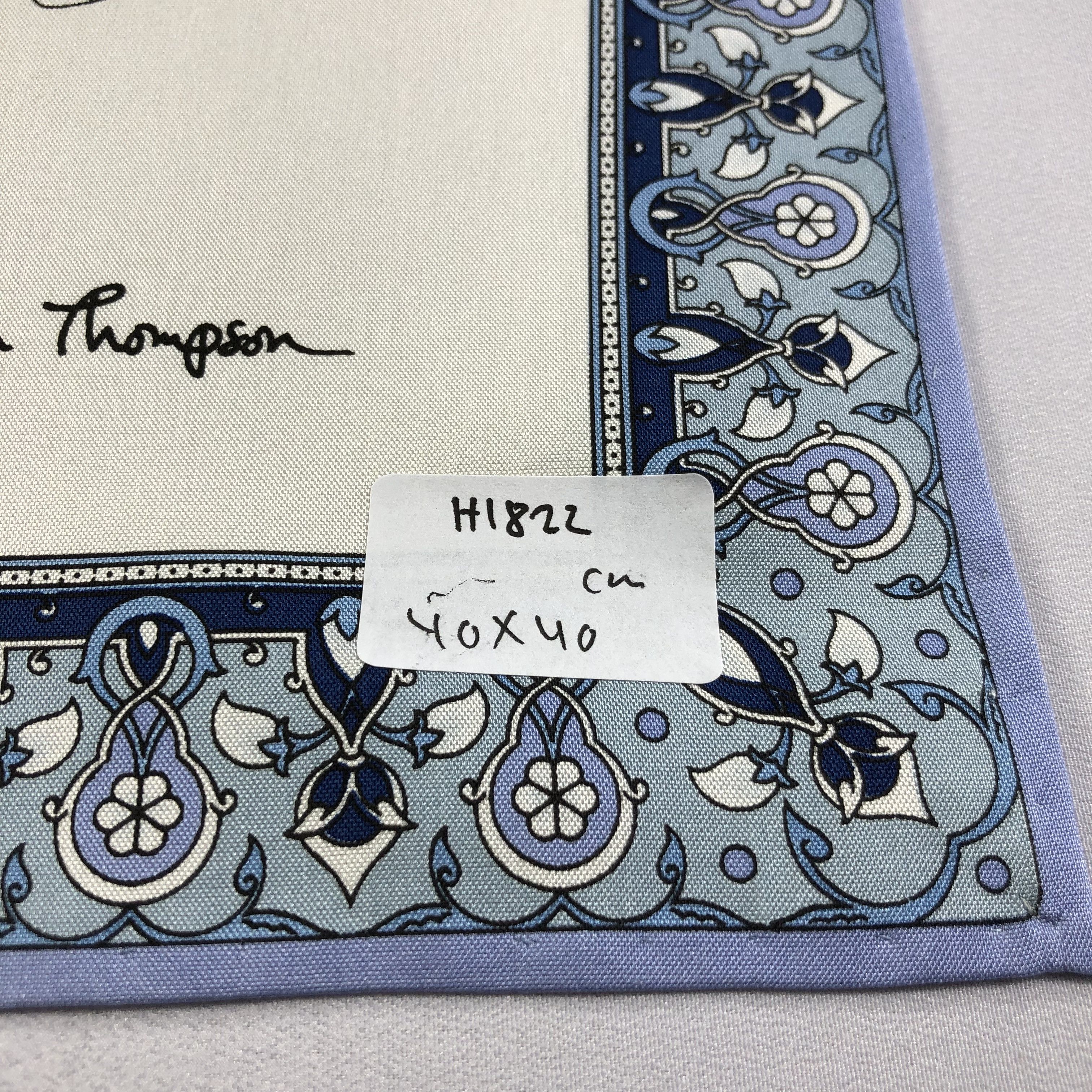 Jim Thompson Jim Thompson Handkerchief Neckerchief Bandana H1822 Size ONE SIZE - 9 Thumbnail
