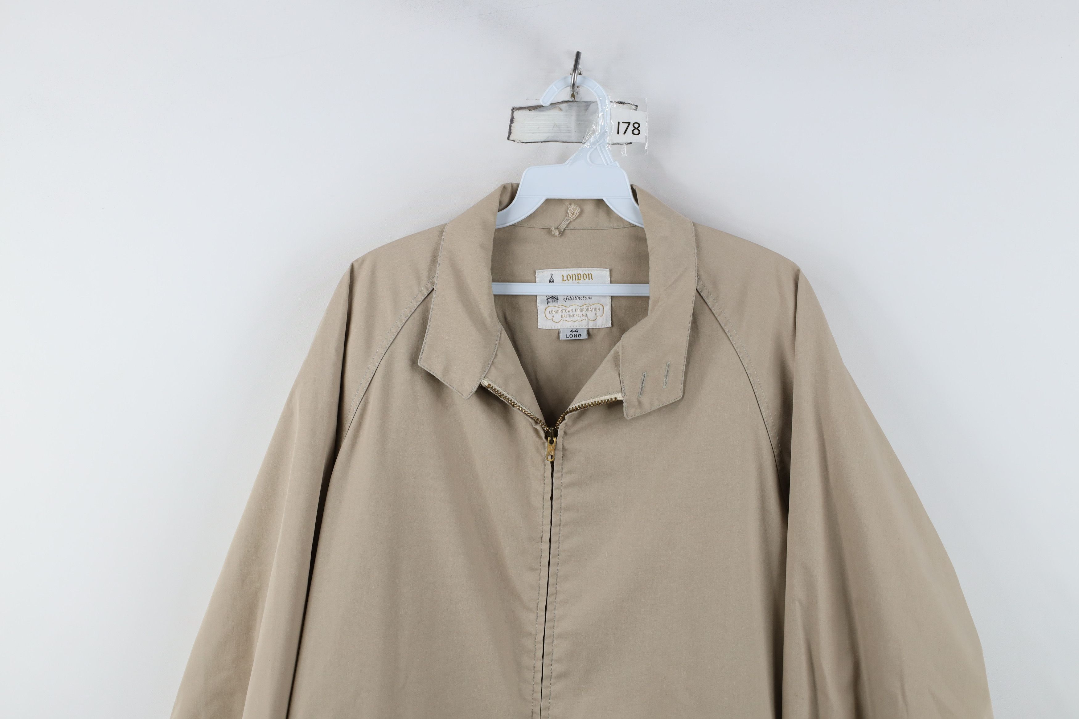 Vintage Vintage 70s Streetwear Cafe Racer Bomber Jacket Beige USA Size US XXL / EU 58 / 5 - 2 Thumbnail