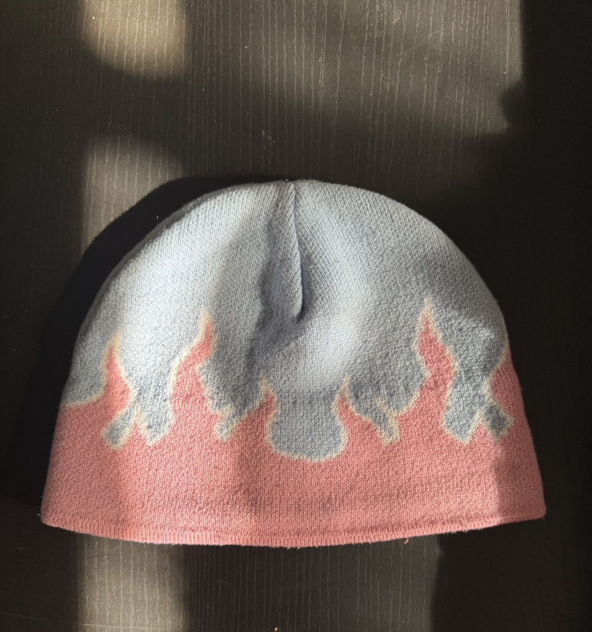 Other Pink/Blue Flame Beanie Size ONE SIZE - 1 Preview