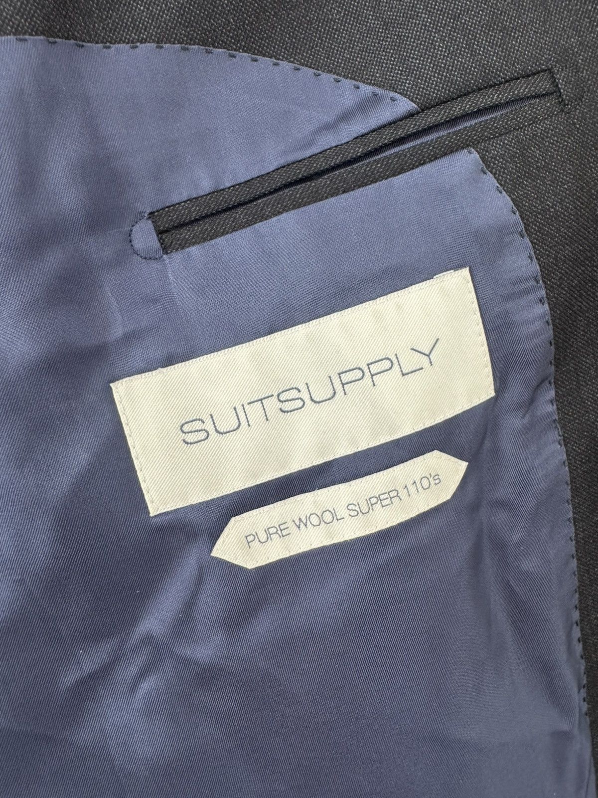 Suitsupply Mens Suitsupply Blazer Napoli Wool Size 52R - 4 Thumbnail