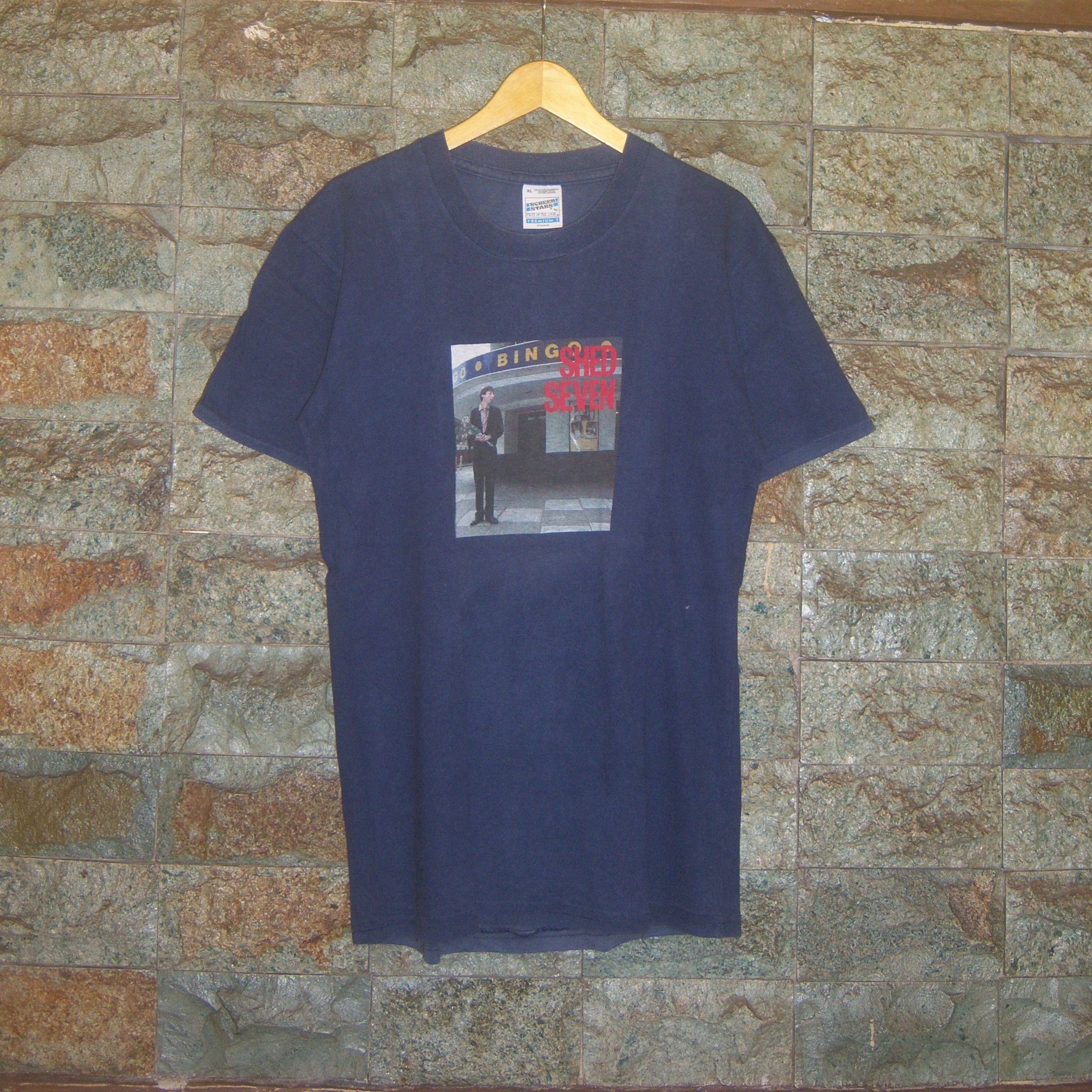 Band Tees × Vintage 1996 Shed Seven Chasing Rainbow Vtg Size Large Resize Size US M / EU 48-50 / 2 - 1 Thumbnail