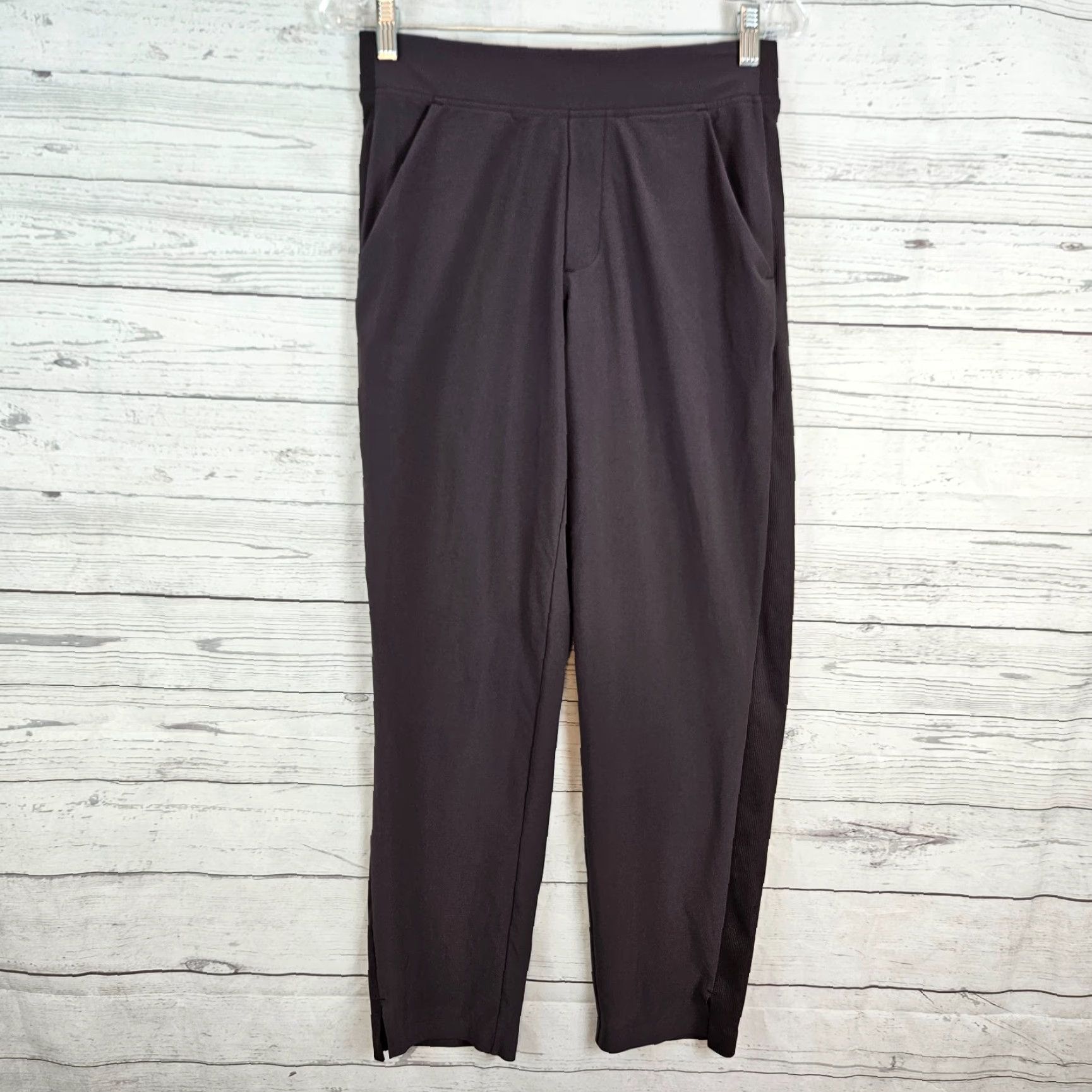 Athleta Athleta Womens Brooklyn Ankle Pants Sz 2 Purple Pull On Mid Rise Size 26" / US 2 / IT 38 - 2 Thumbnail
