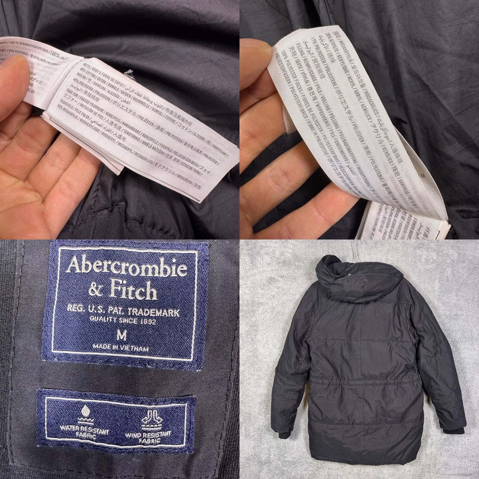 Abercrombie & Fitch Abercrombie & Fitch Jacket Womens M Parka Quilted Puffer Water Wind-Resist Casual Fall Winter Size M / US 6-8 / IT 42-44 - 8 Thumbnail
