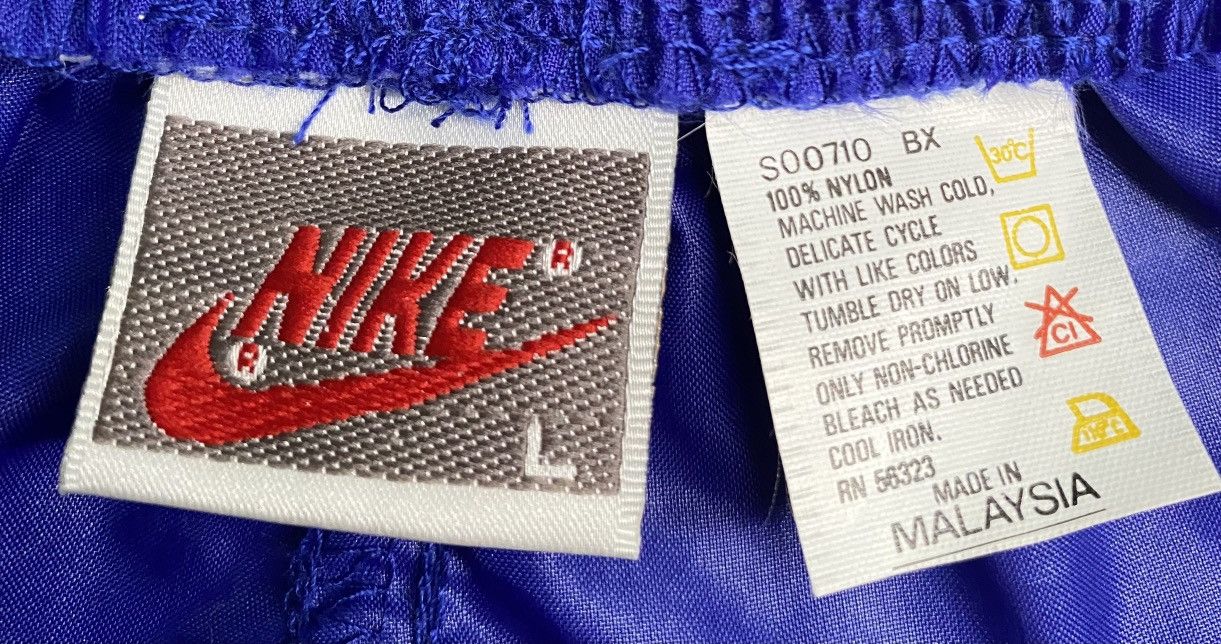 Nike Vintage 90’s Nike Spellout Windbreaker Pants Women’s Medium Size 34" / US 12 / IT 48 - 6 Thumbnail