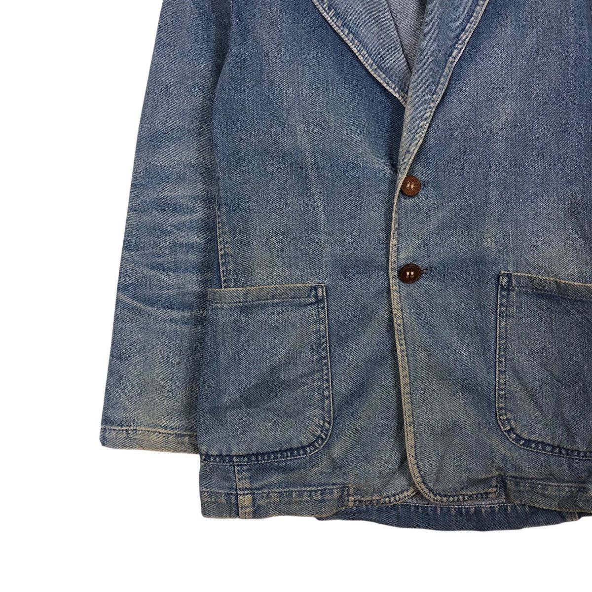 Japanese Brand 📌Vintage Chore Worker Denim Jacket Biker Bobsons Usa Size US S / EU 44-46 / 1 - 5 Thumbnail