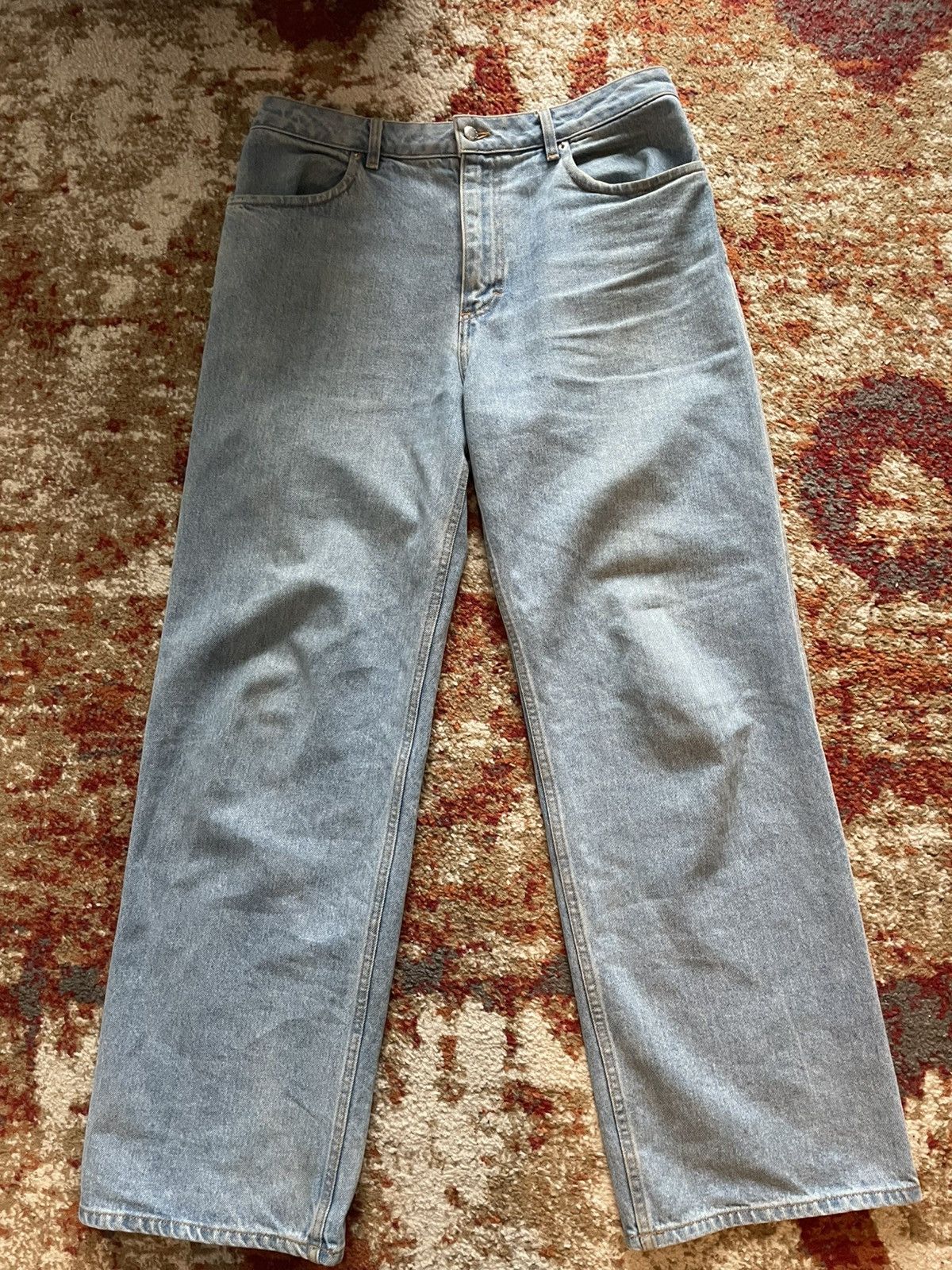 Eckhaus Latta Wide Leg Jeans