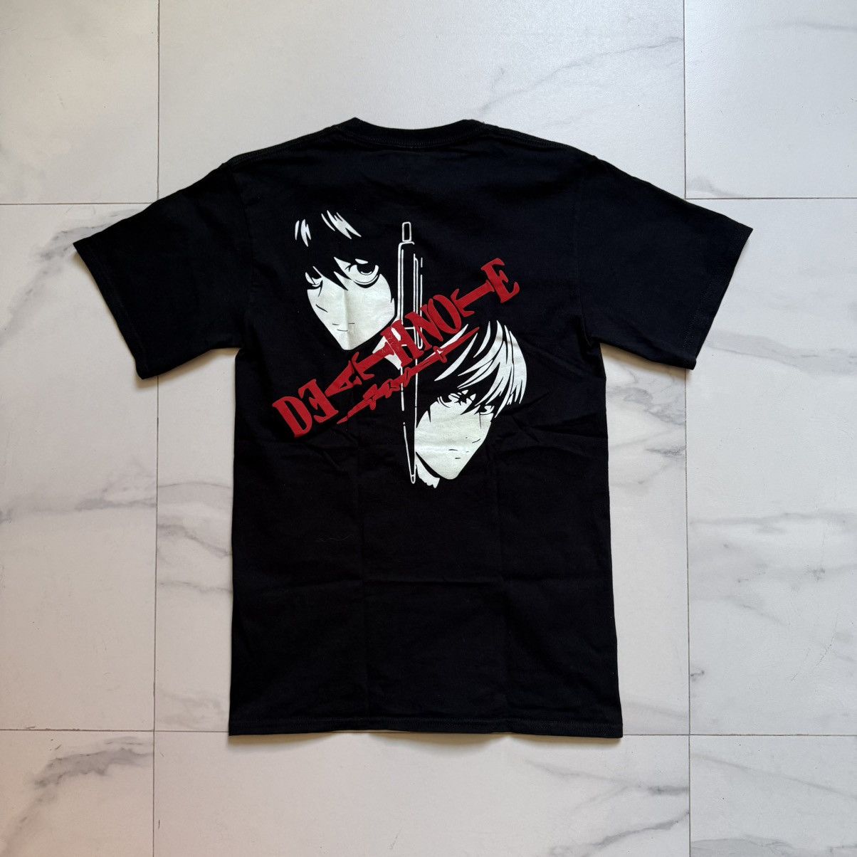 Anime Vintage Y2K Death Note Glow In The Dark Tee Size US S / EU 44-46 / 1 - 3 Thumbnail