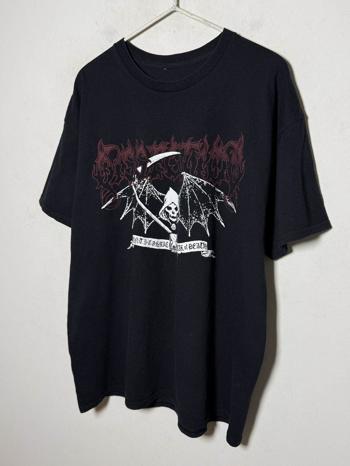Band Tees Dissection “Anti-Cosmic Metal of Death” tee, 2006 print. Size US XL / EU 56 / 4 - 2 Thumbnail