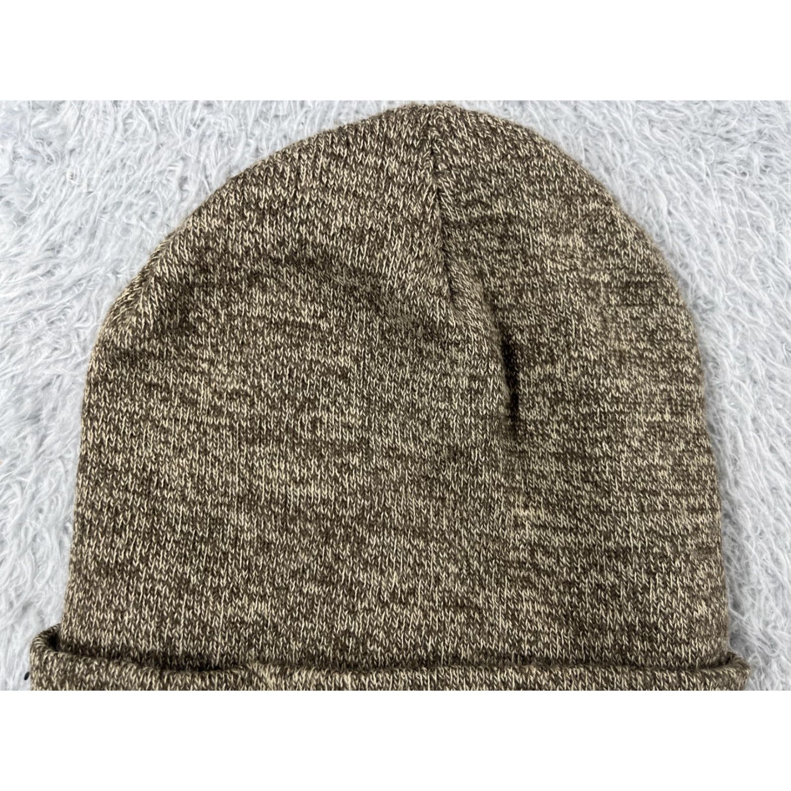 Levi's Levi's Beanie One Size Adult Beige Gray Knit 100% Acrylic Logo Outdoor Ski Hat/Beanie Mens Womens Unisex Adults Knitting Lightweight Knitwear Size ONE SIZE - 3 Thumbnail