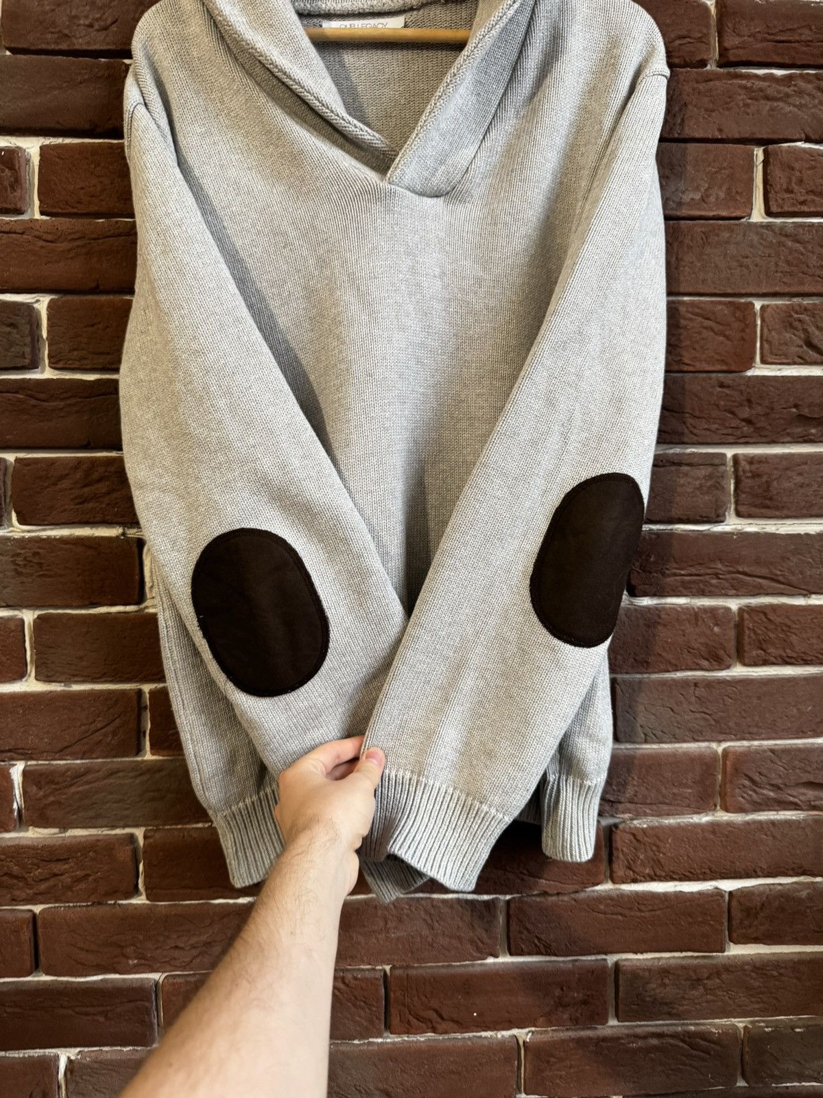 Our Legacy Rare Our Legacy Grey Heavy Knit 50 L Luxury Designer Size US L / EU 52-54 / 3 - 3 Thumbnail