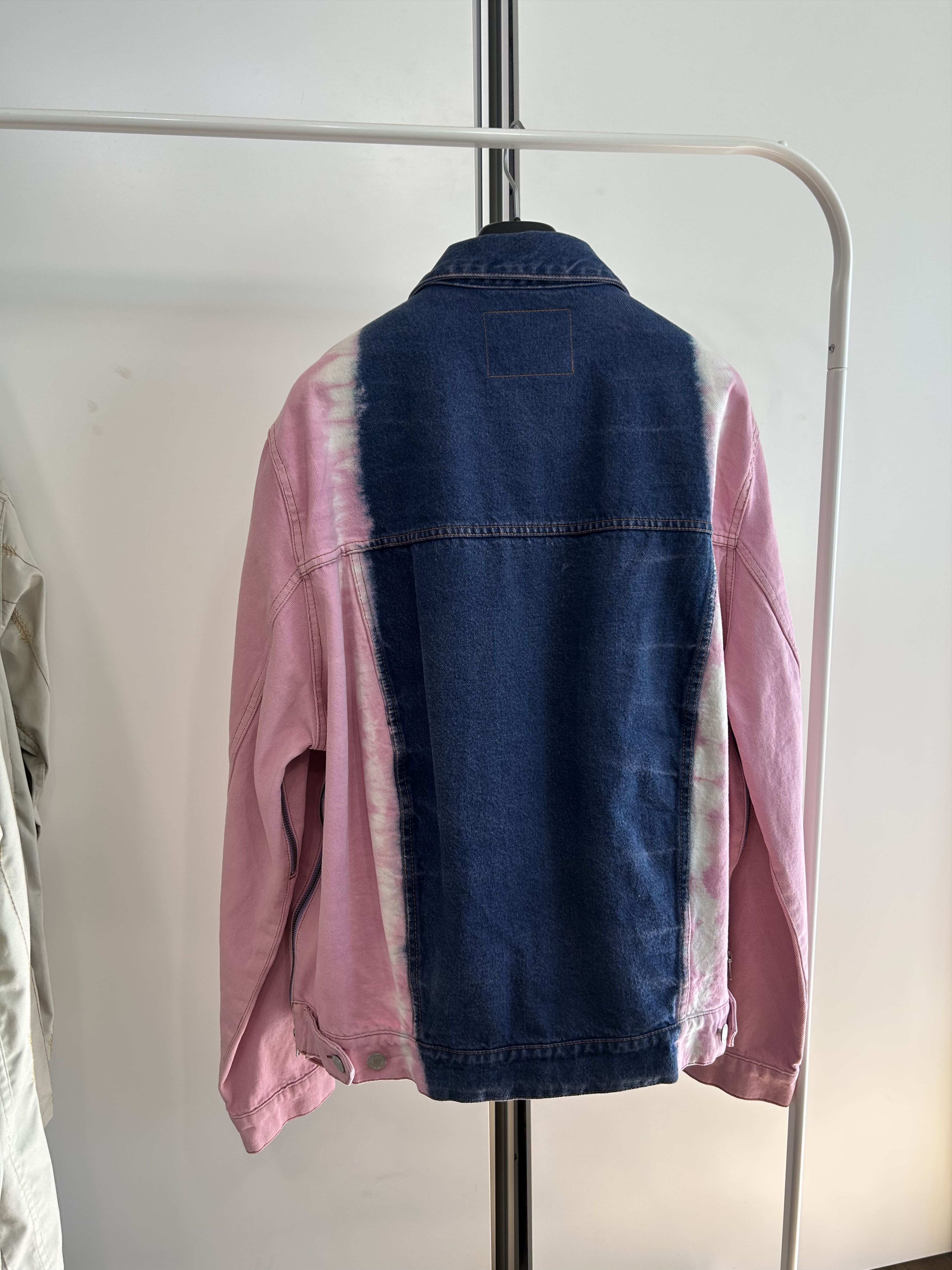 Martine Rose MARTINE ROSE Gradient-Dyed Zippered Trucker Jacket Size US L / EU 52-54 / 3 - 4 Thumbnail