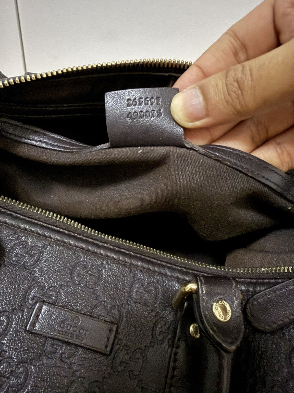 Gucci Gucci Guccissima Joy Boston leather bag Size ONE SIZE - 9 Thumbnail