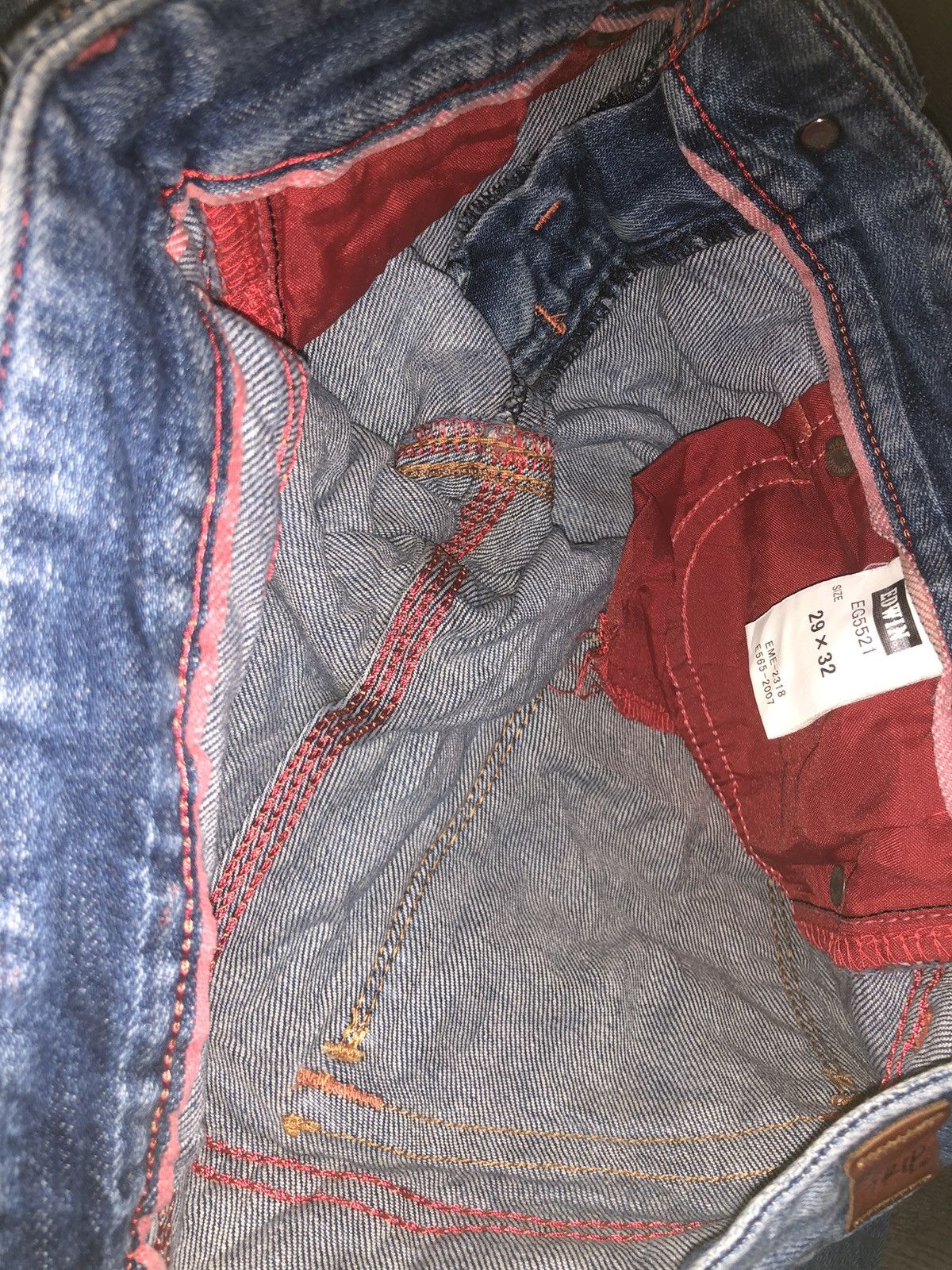 Edwin × Vintage VINTAGE EDWIN BLUE TRIP SELVEDGE DENIM Size 30" / US 8 / IT 44 - 21 Thumbnail