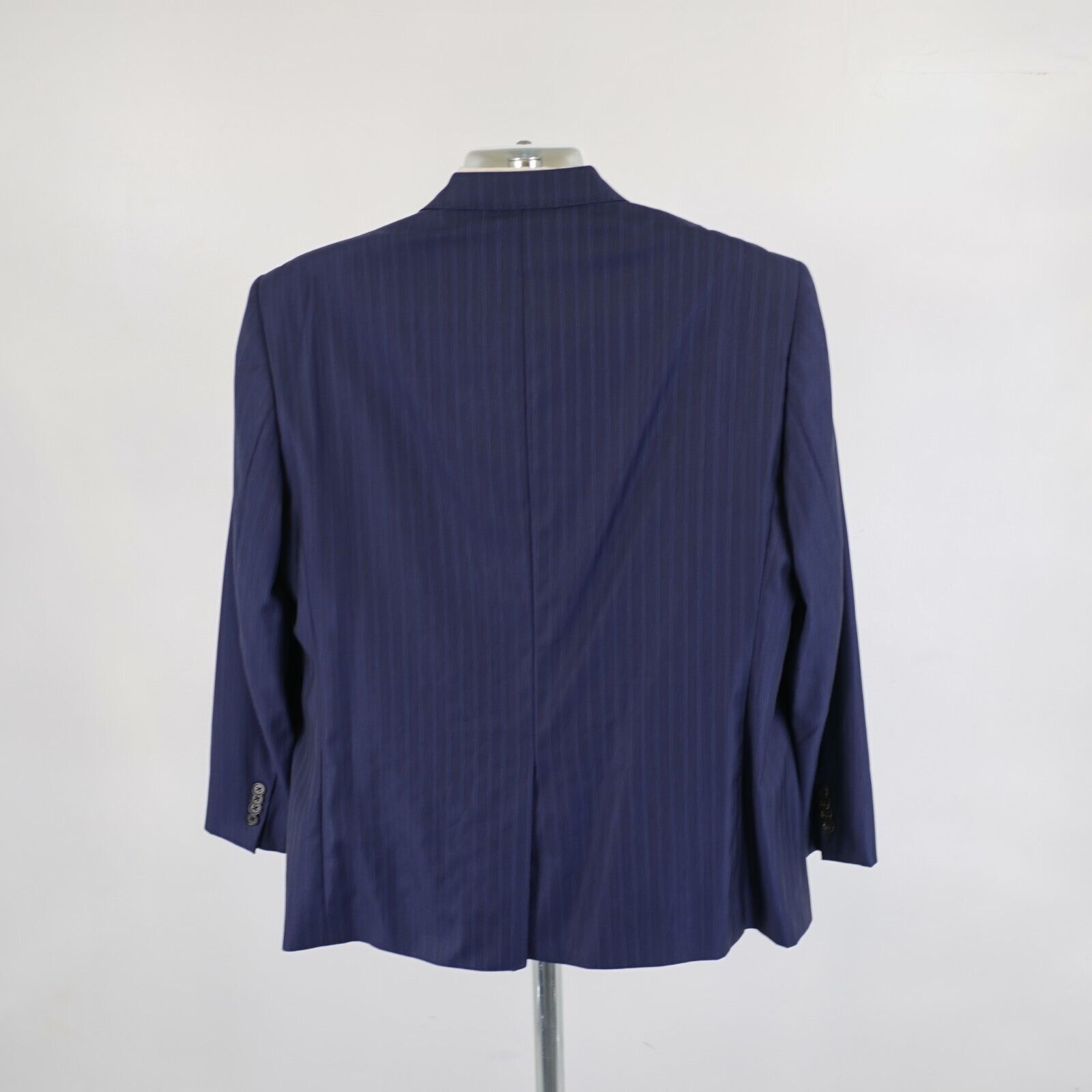 Loro Piana Loro Piana Cremieux Super 130S Wool Denver CT Blue Striped S Size 44S - 6 Thumbnail