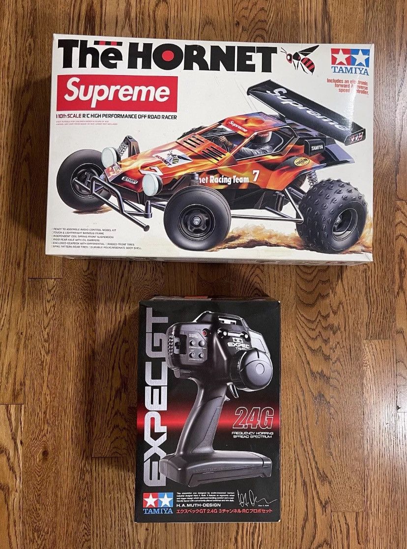 Supreme tamiya hornet rc car flames online