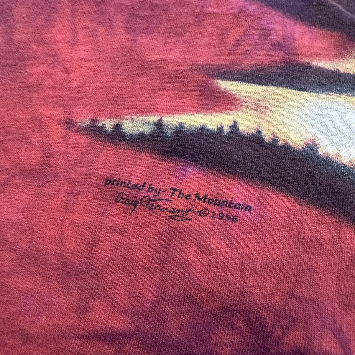 The Mountain Vintage 1996 The Mountain Orange Native American Graphic Tee Size US XL / EU 56 / 4 - 7 Thumbnail
