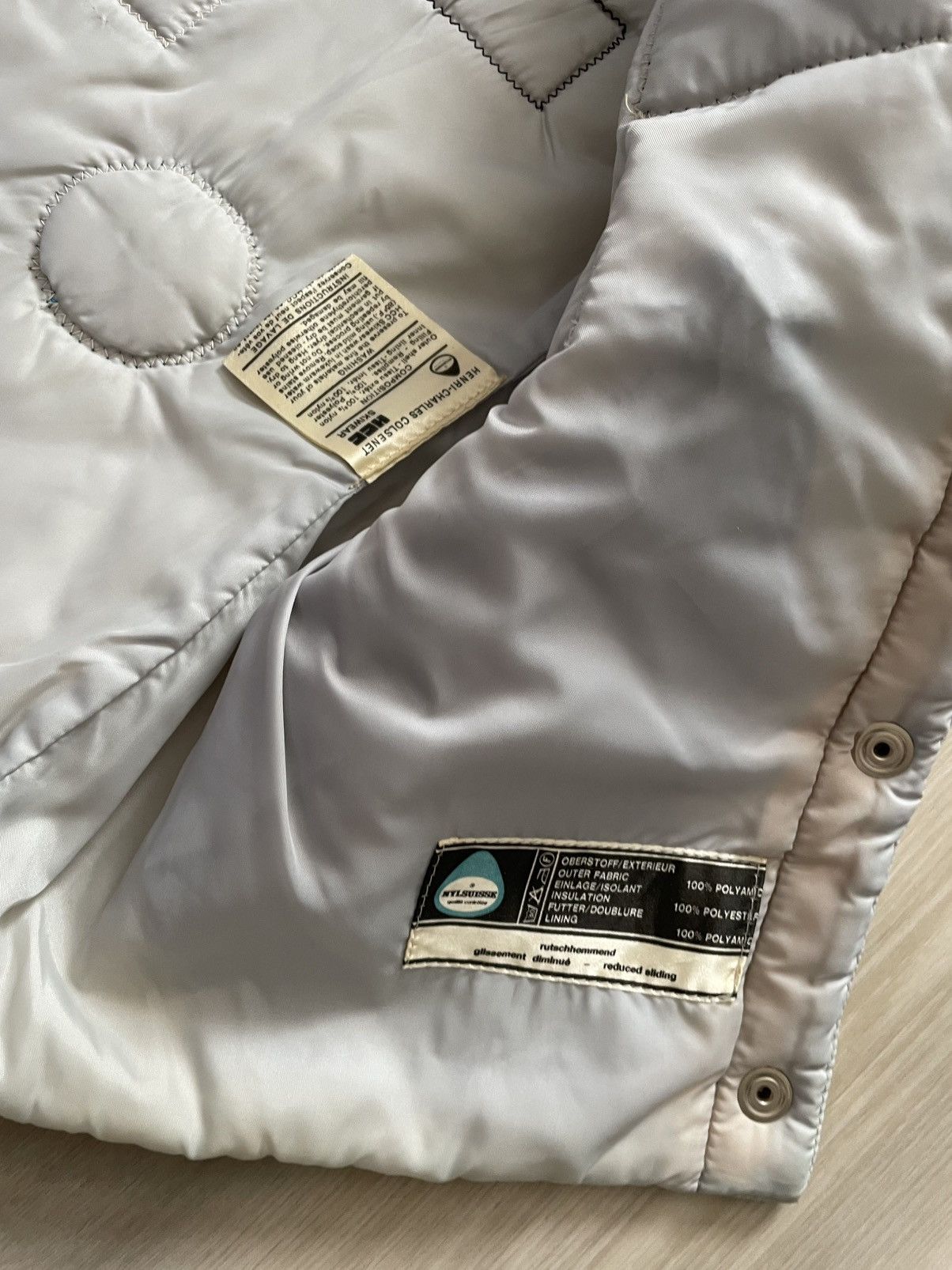 Vintage Vintage 80s Henri Charles Colsenet Ski Vest W 16 Patches MD Size M / US 6-8 / IT 42-44 - 9 Thumbnail