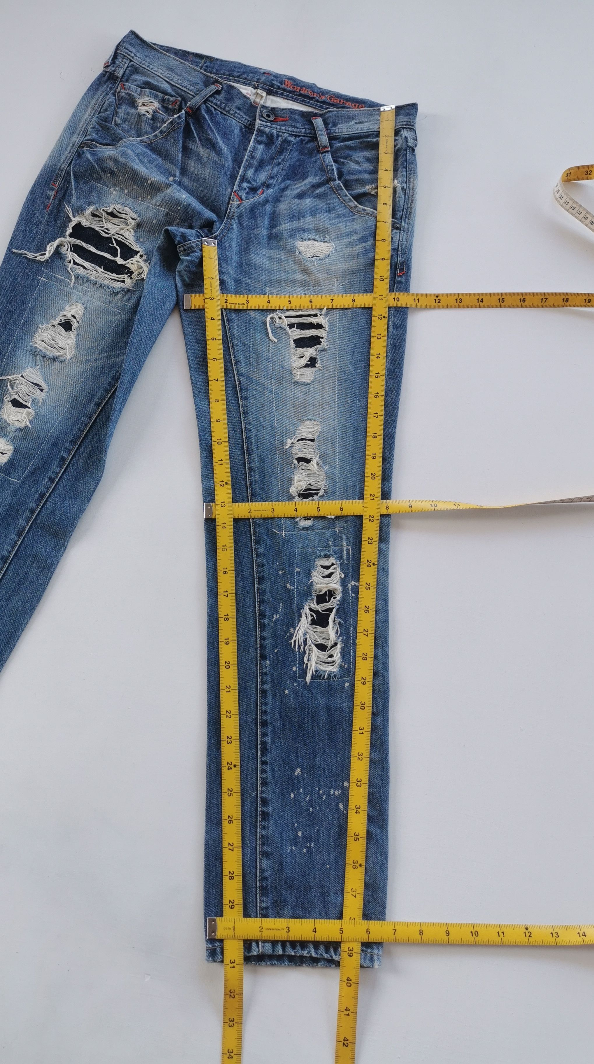 Kapital Distressed Jeans Style Kapital 31x31 Size US 31 - 7 Thumbnail