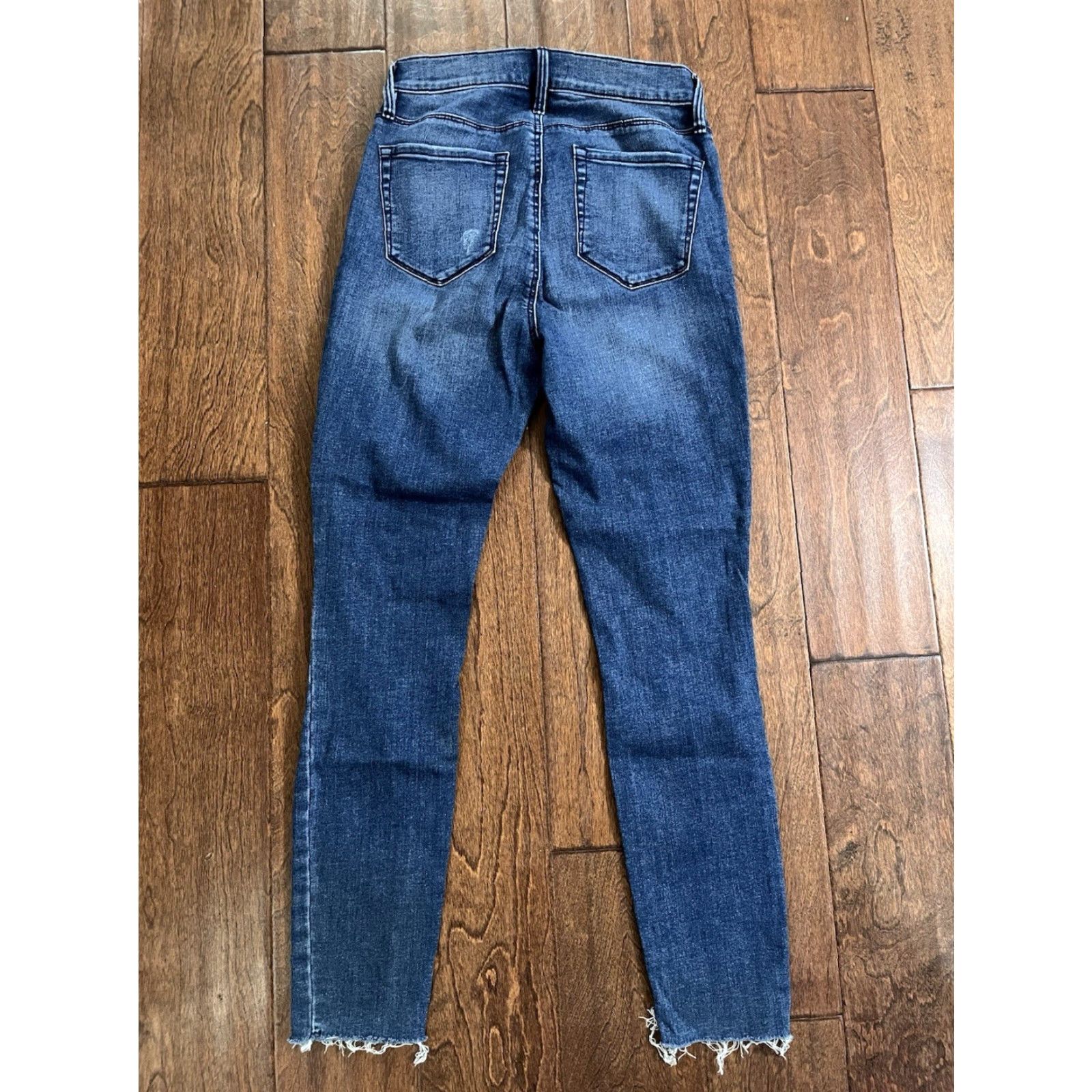 Pacsun Pacsun Jegging Jeans Womens 25 Blue High Rise Torn Distressed Stretch Skinny Size 42" / US 20 - 4 Thumbnail