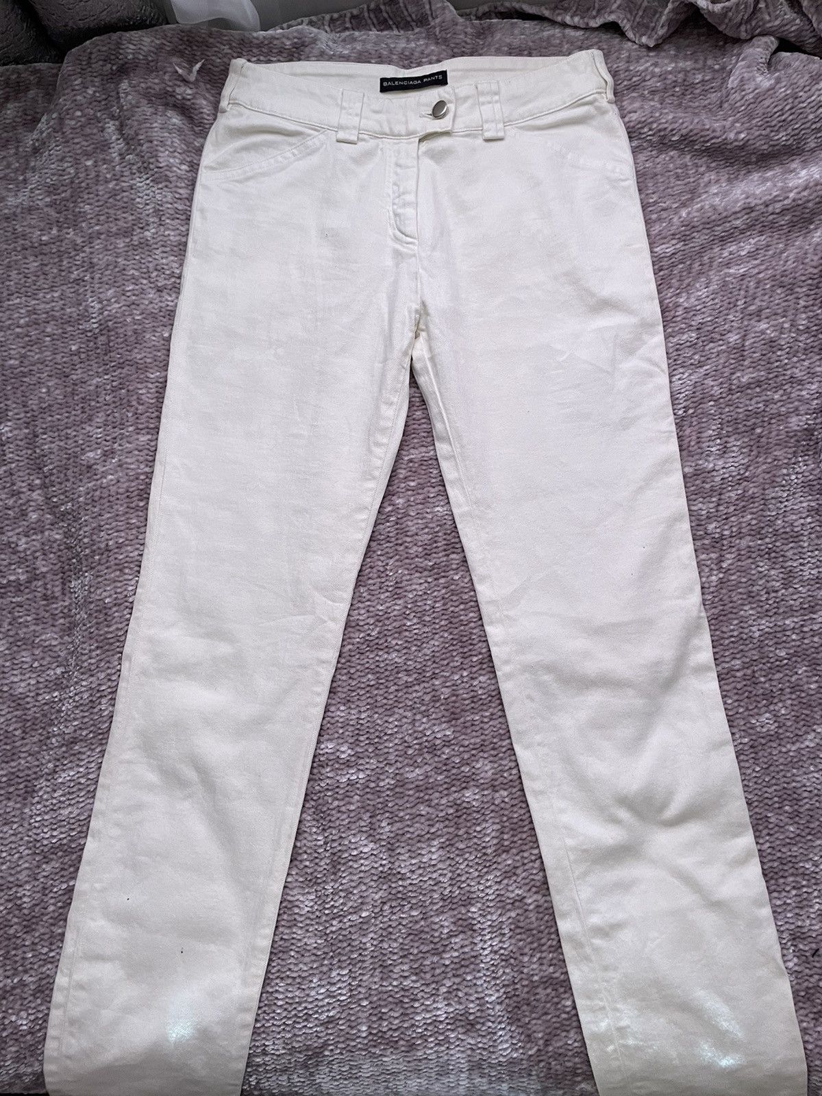 Balenciaga Vintage low rise balenciaga jeans Size 26" / US 2 / IT 38 - 1 Thumbnail