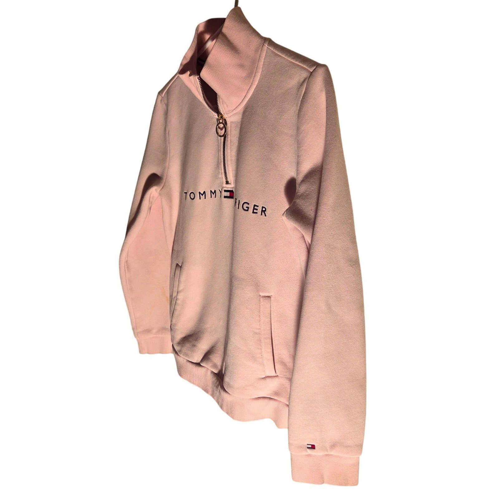 Tommy Hilfiger Tommy Hilfiger Blush Pink Pullover Jacket - Size Small Size S / US 4 / IT 40 - 3 Thumbnail