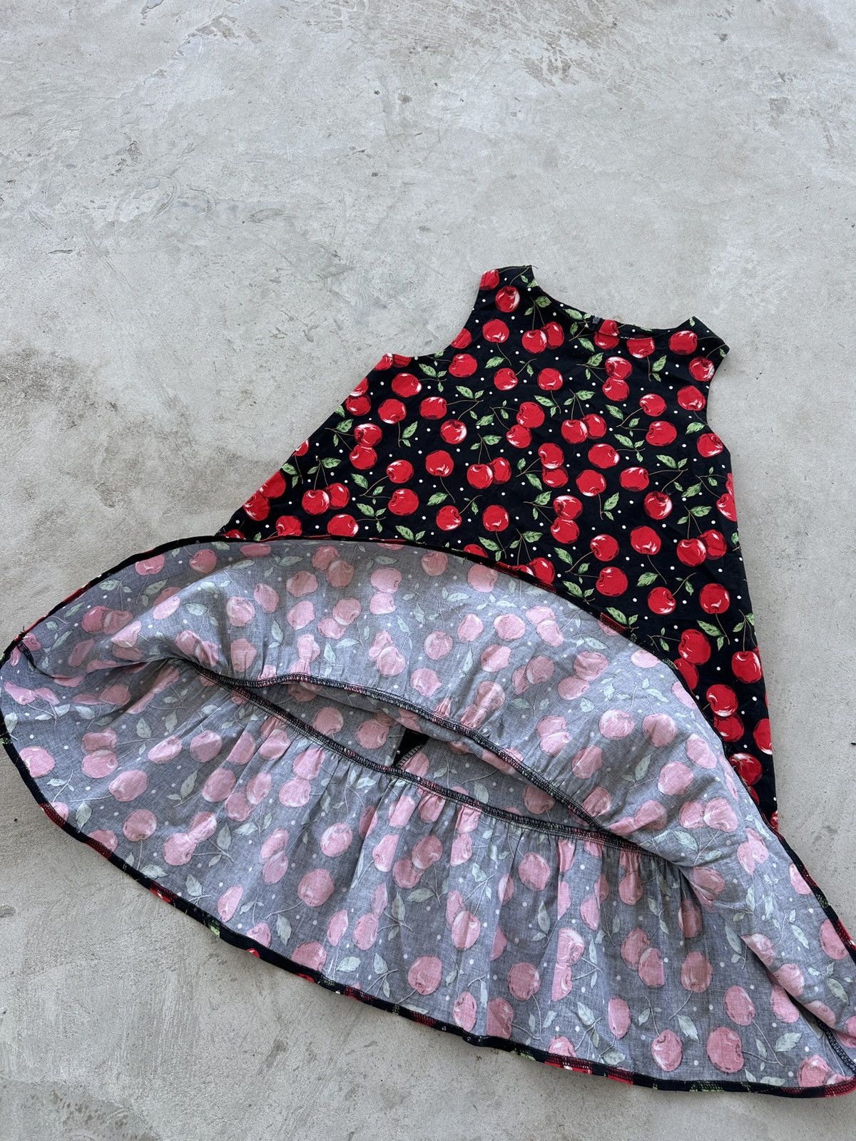 Dolce & Gabbana Dolce & Gabbana Girls Cherry Print Womens Short Dress Size S Size S / US 4 / IT 40 - 4 Thumbnail