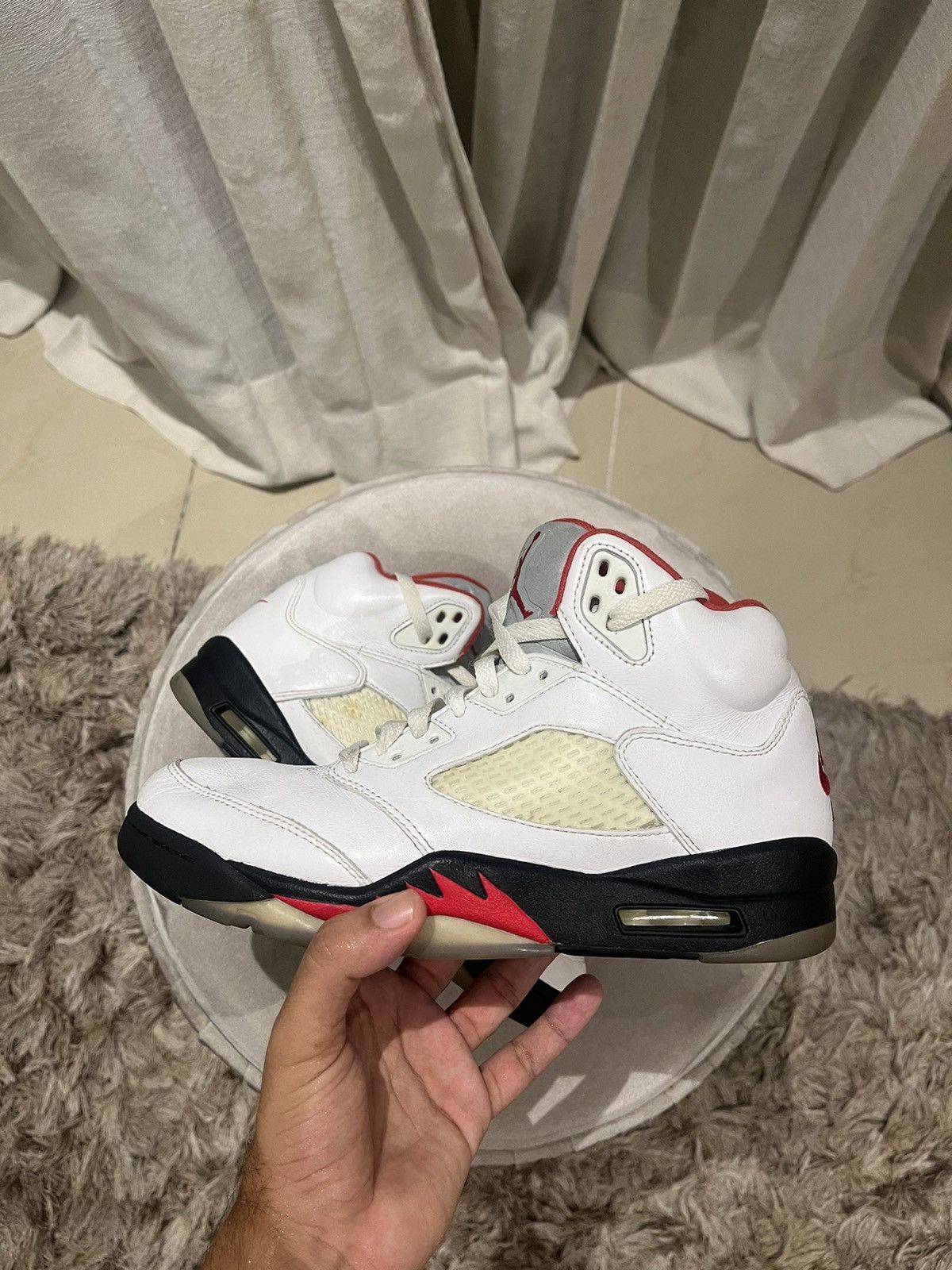 Jordan Brand Nike Air Jordan 5 Retro "Fire Red" Size US 8 / EU 41 - 9 Thumbnail