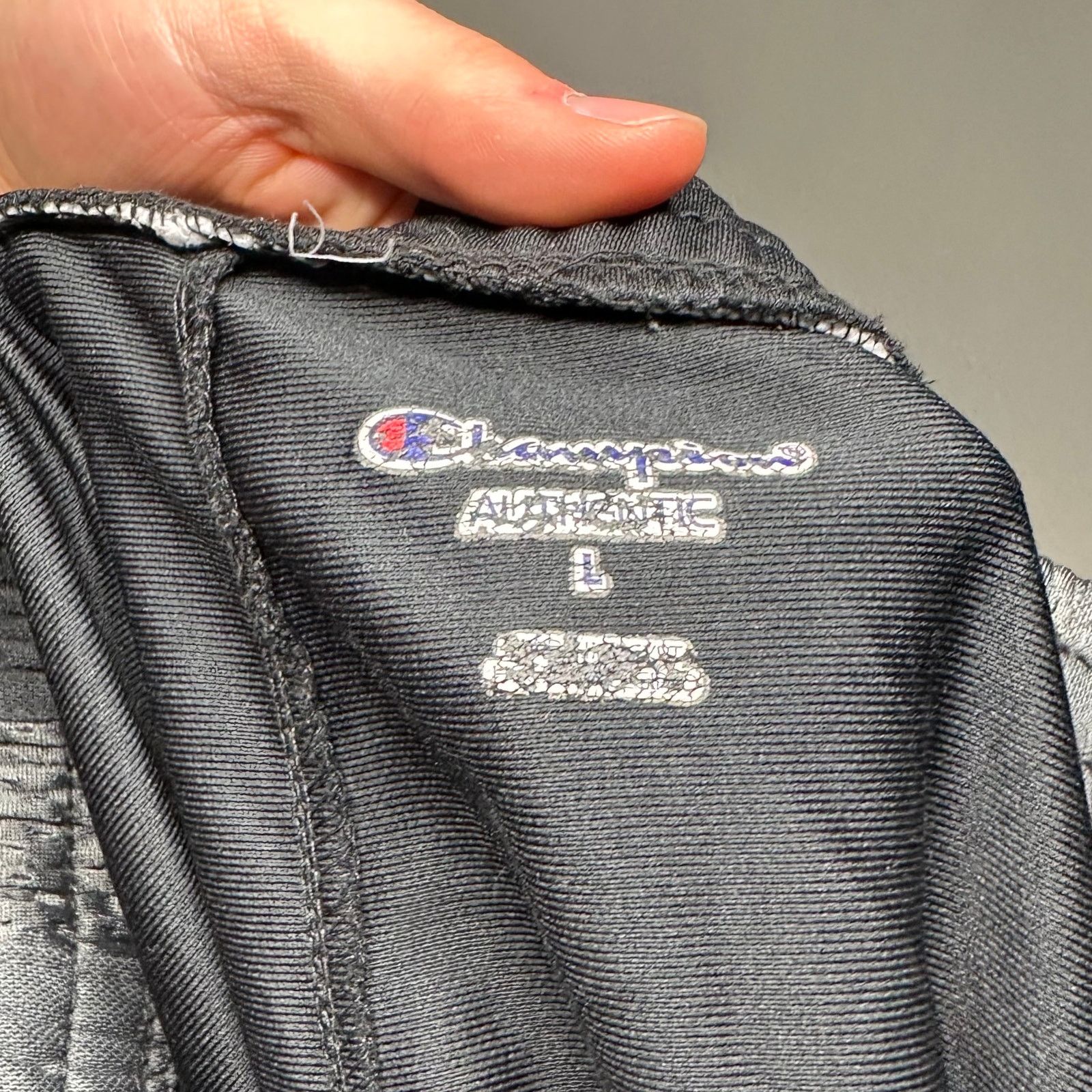 Champion Vintage Y2K Champion Sweatpants Mens L Baggy Black Polyester Size US 34 / EU 50 - 4 Thumbnail