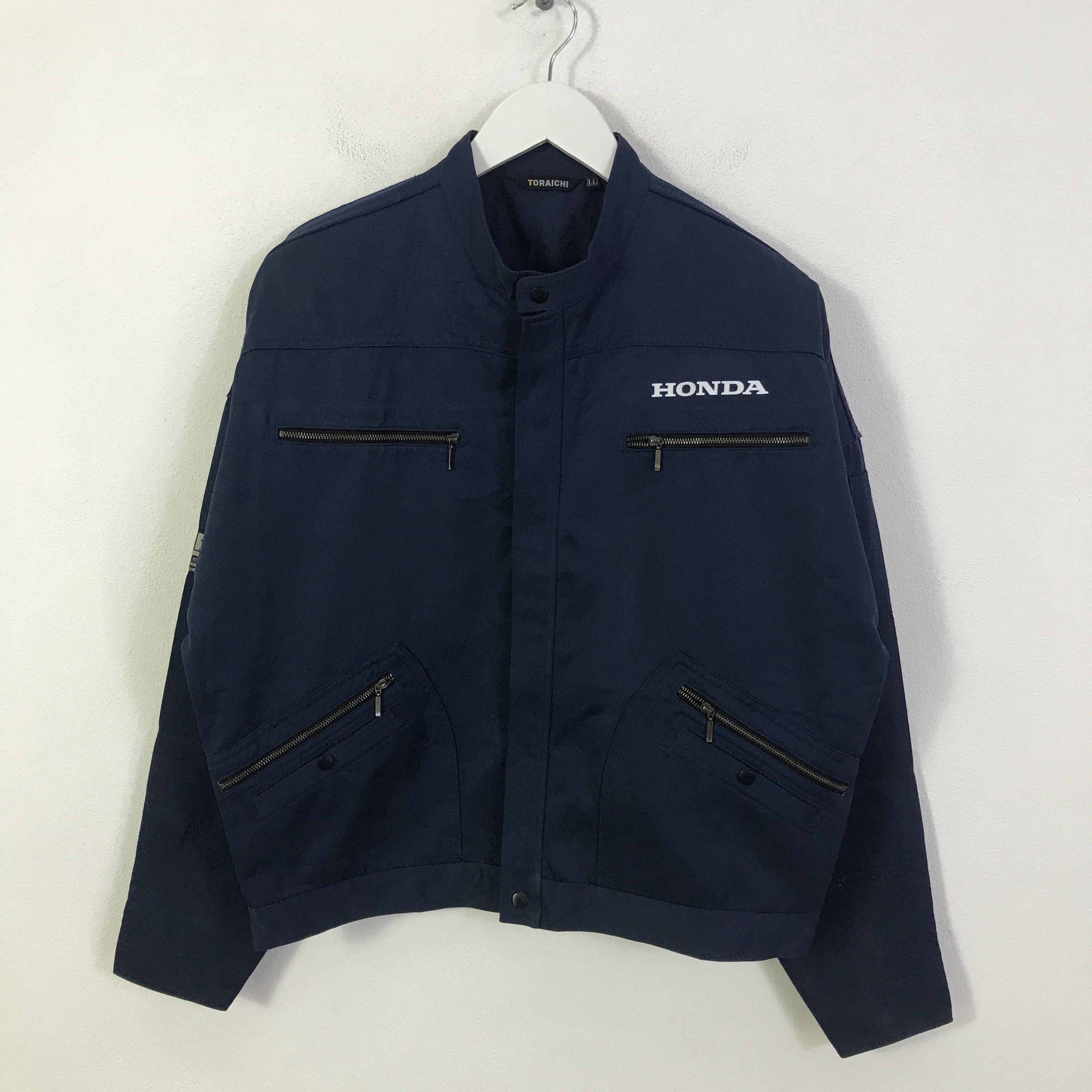 Japanese Brand Vtg Honda Racing navy Custom Jacket K122B7 Size US M / EU 48-50 / 2 - 3 Thumbnail