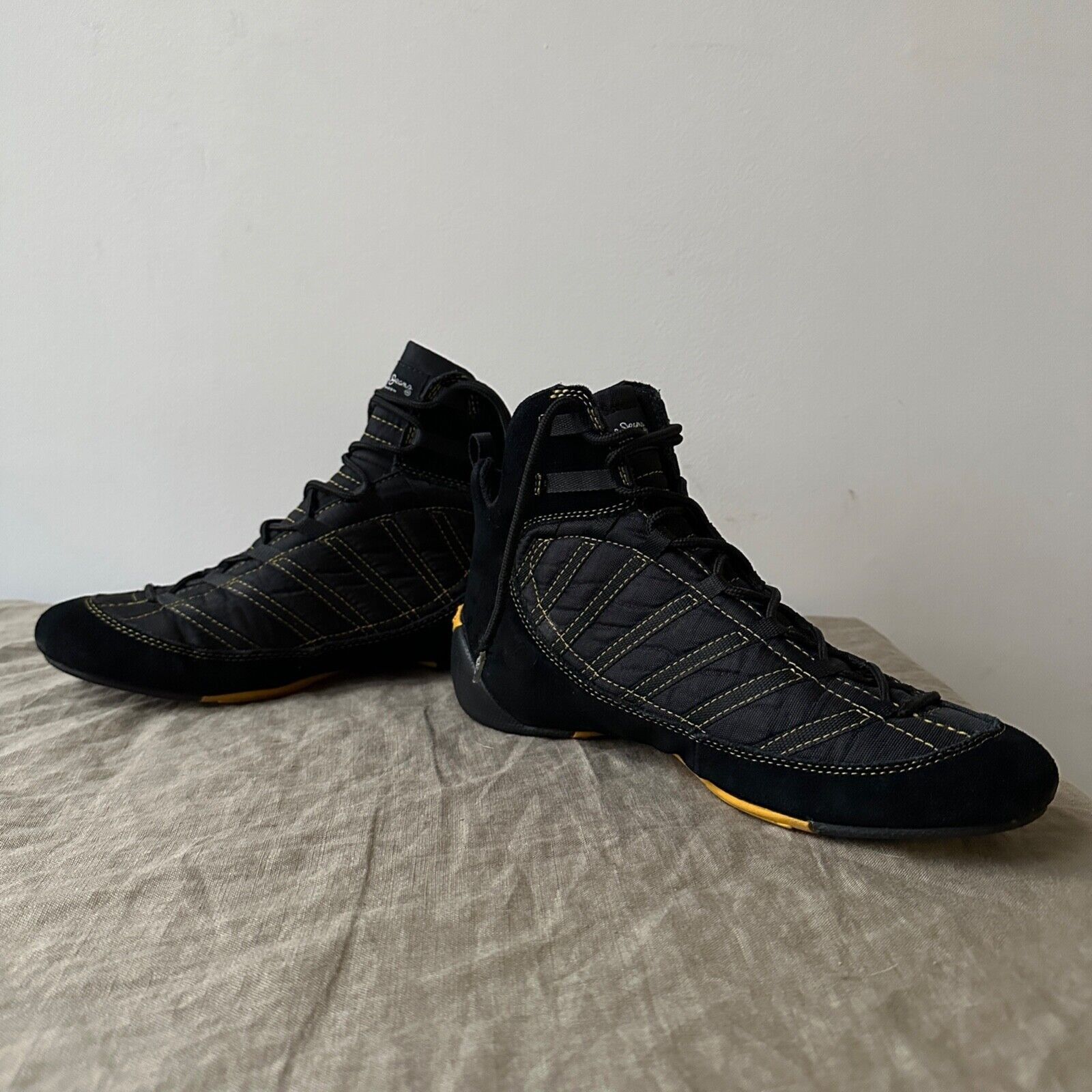 Pepe Jeans Pepe Jeans Vtg Y2K Racing Boxing High Top Sneakers 8352AC Size US 8 / IT 38 - 6 Thumbnail