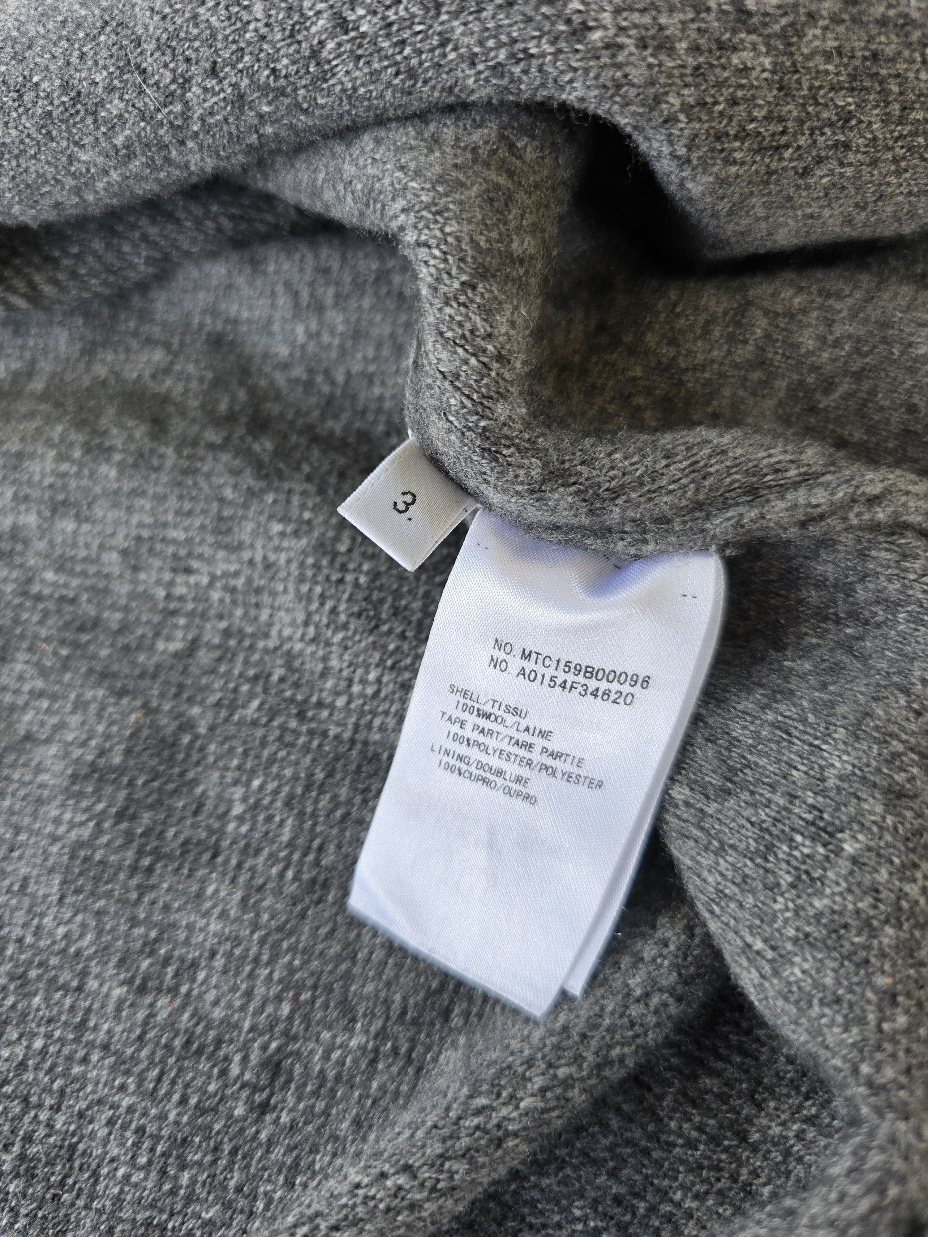 Thom Browne Thom Browne Wool Gray Zip Up Hoodie Italy Size US L / EU 52-54 / 3 - 5 Thumbnail