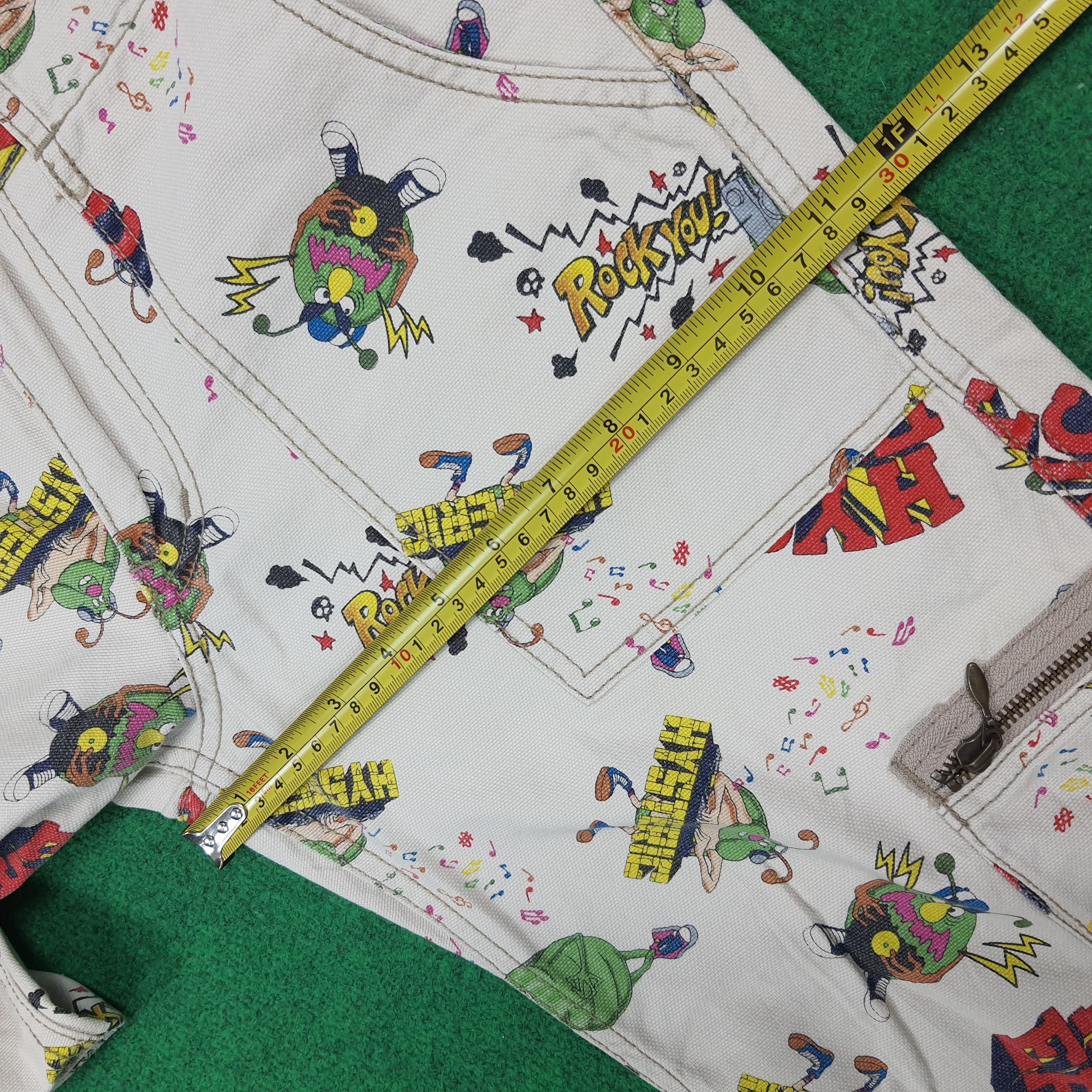 Hysteric Glamour Hysteric Glamour Japan Over Print Cargo Graphics Pants E1N32 Size US 28 / EU 44 - 14 Thumbnail