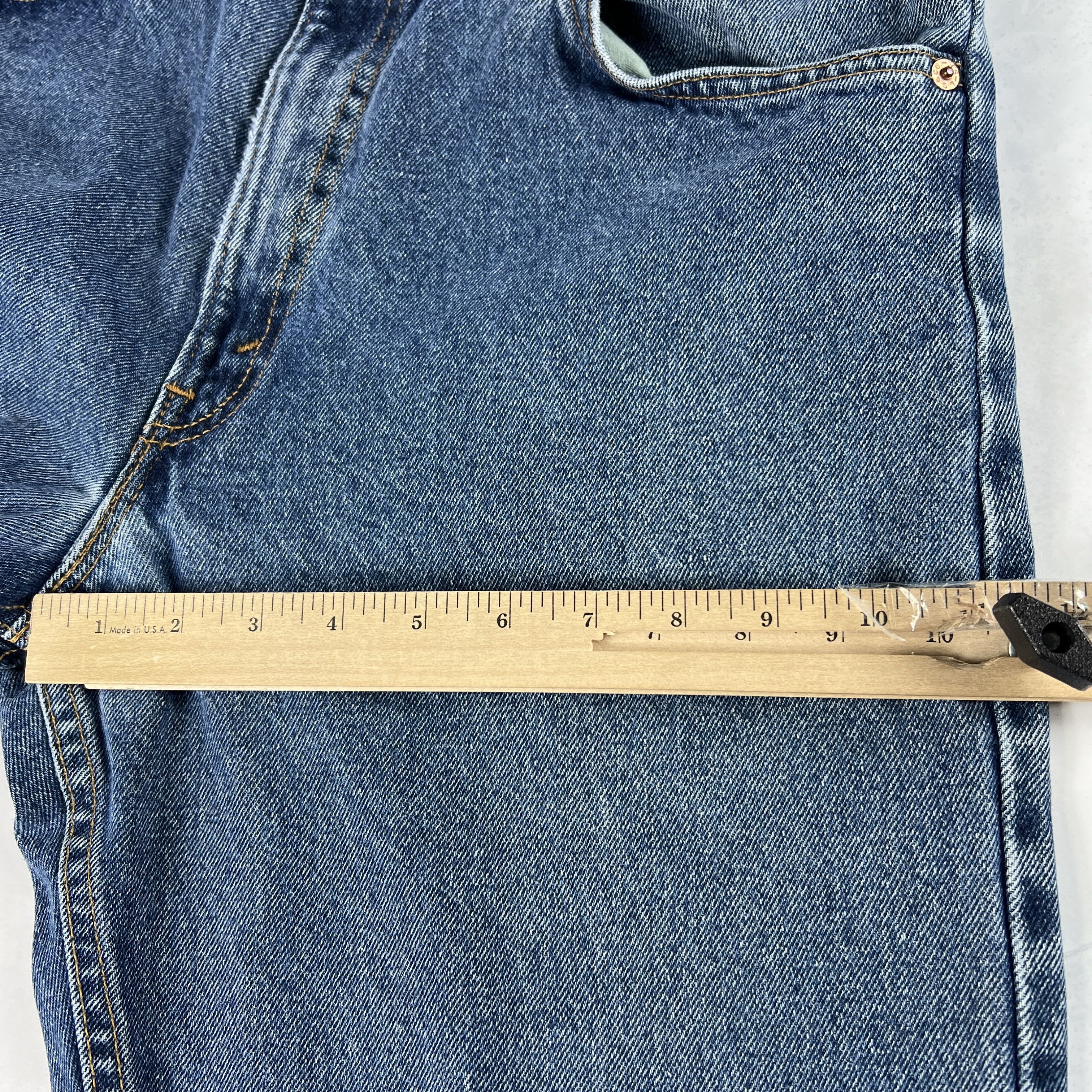 Levi's × Vintage VTG 90s Levi's Jeans 550 Relaxed Blue Faded Denim Orange Tab Size US 33 - 20 Thumbnail