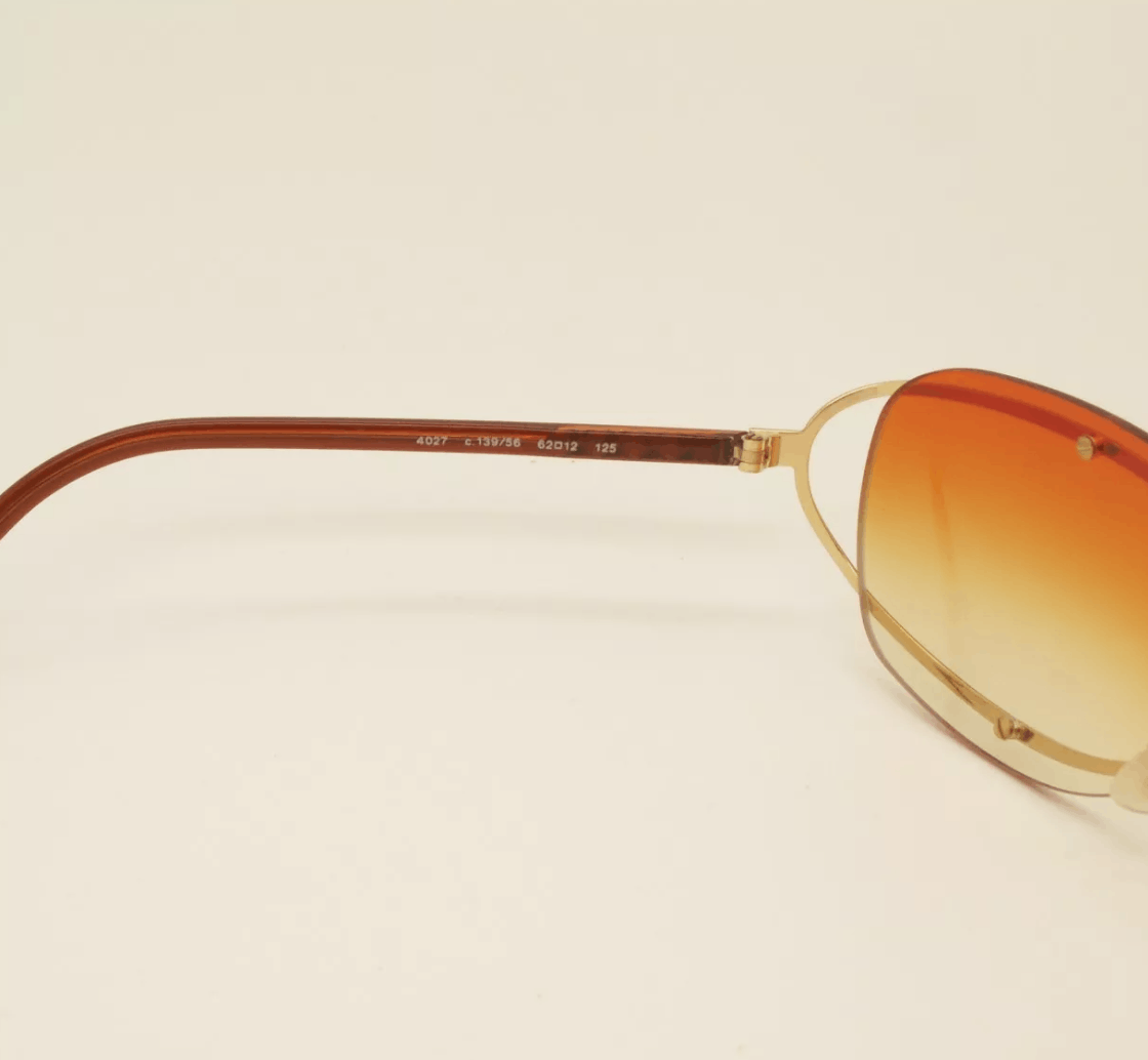 Chanel CHANEL SUNGLASSES 4027 CC Wrap Metal Vintage 4017 Iconic Size ONE SIZE - 7 Thumbnail