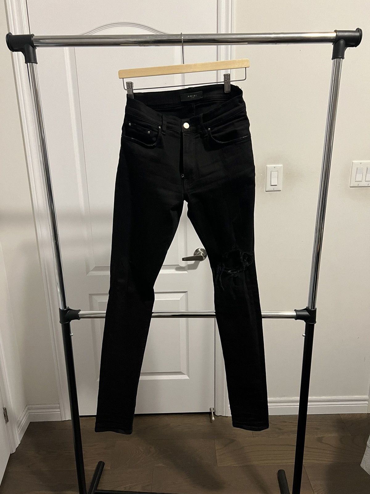 Amiri Distressed Denim Jeans Size US 30 / EU 46 - 1 Thumbnail