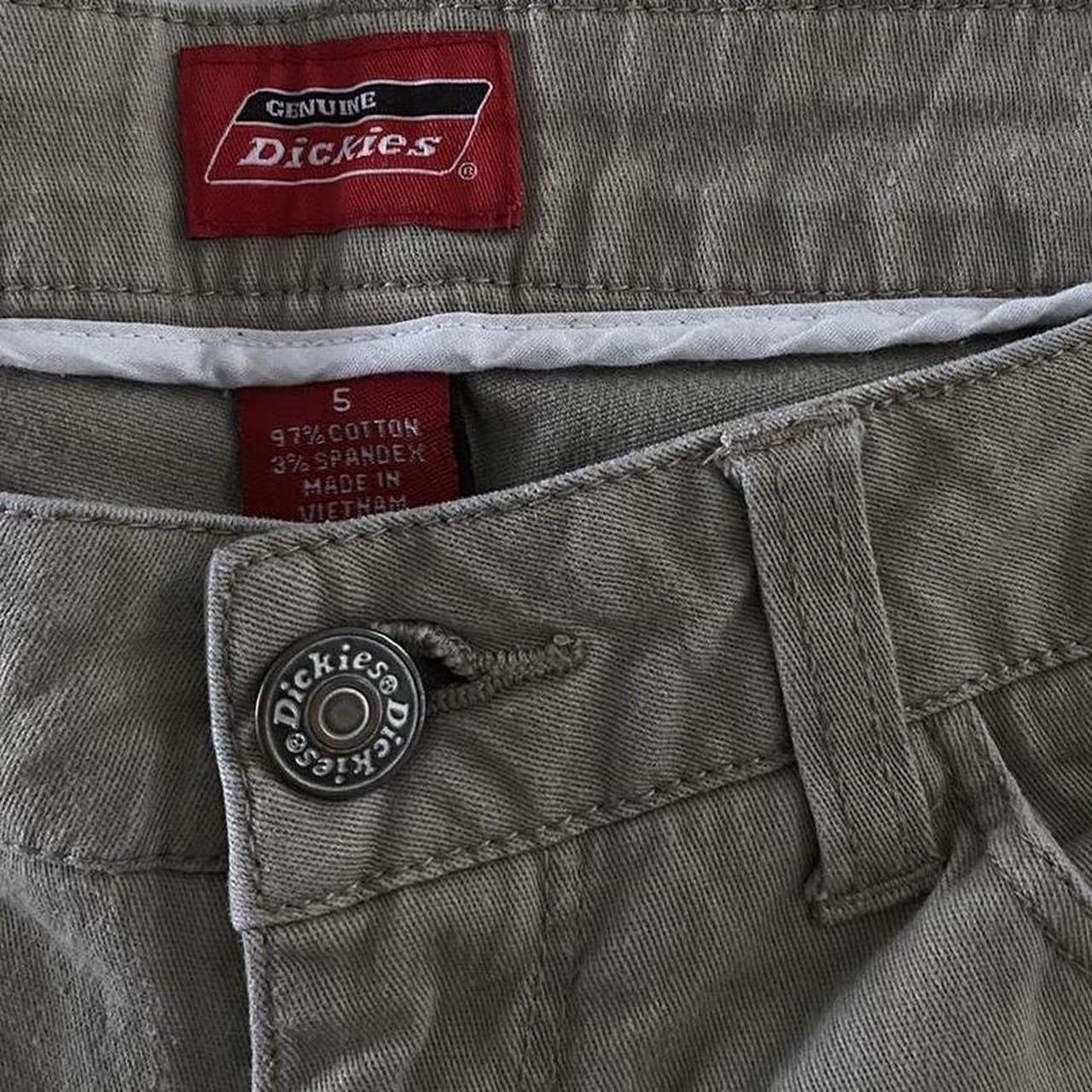 Dickies Low Rise & flared khaki dickies pants Size 27" / US 4 / IT 40 - 2 Thumbnail