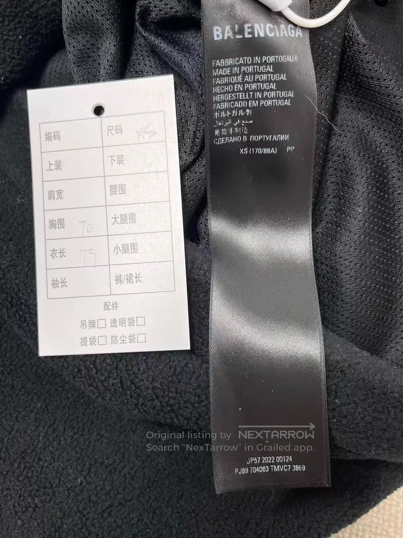 Balenciaga Balenciaga Vintage Sport Striped Logo Printed Zip-Up Colla Size US XS / EU 42 / 0 - 4 Thumbnail