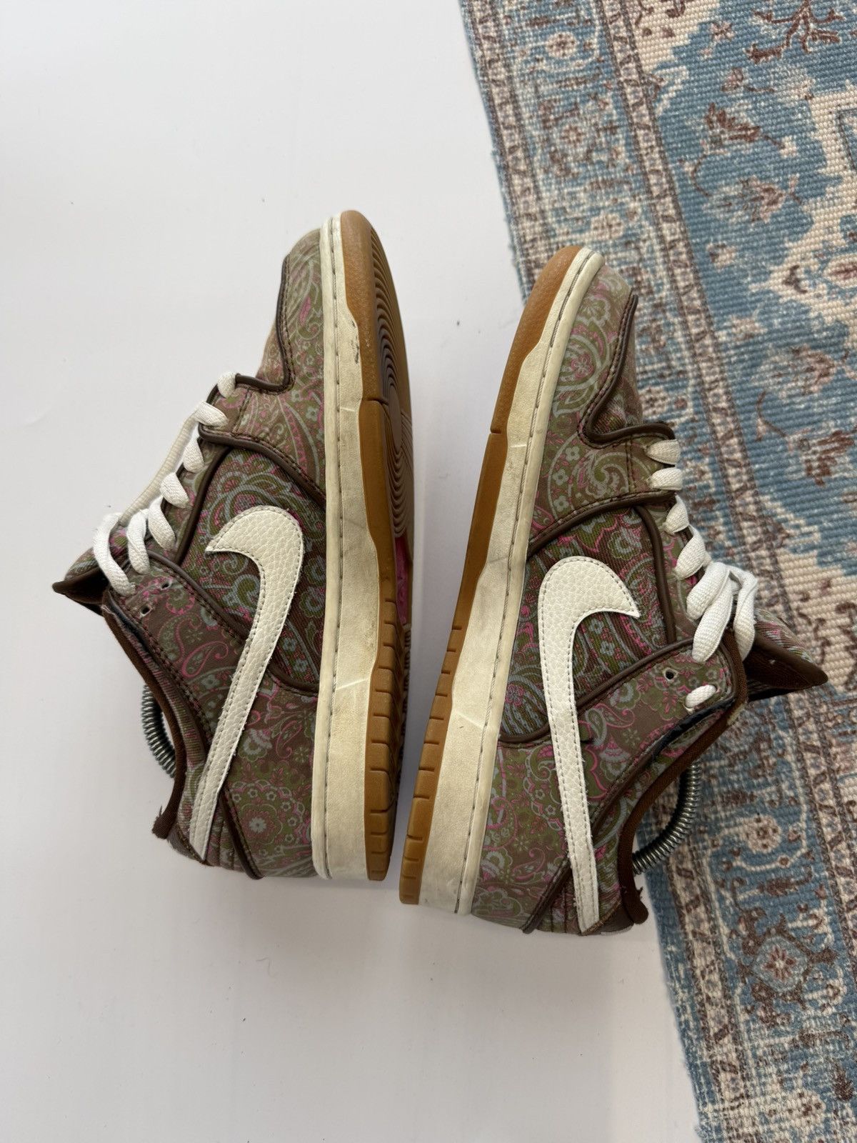 Nike Nike SB Dunk Pro Paisley Brown Low Sneakers Size US 9 / EU 42 - 11 Thumbnail