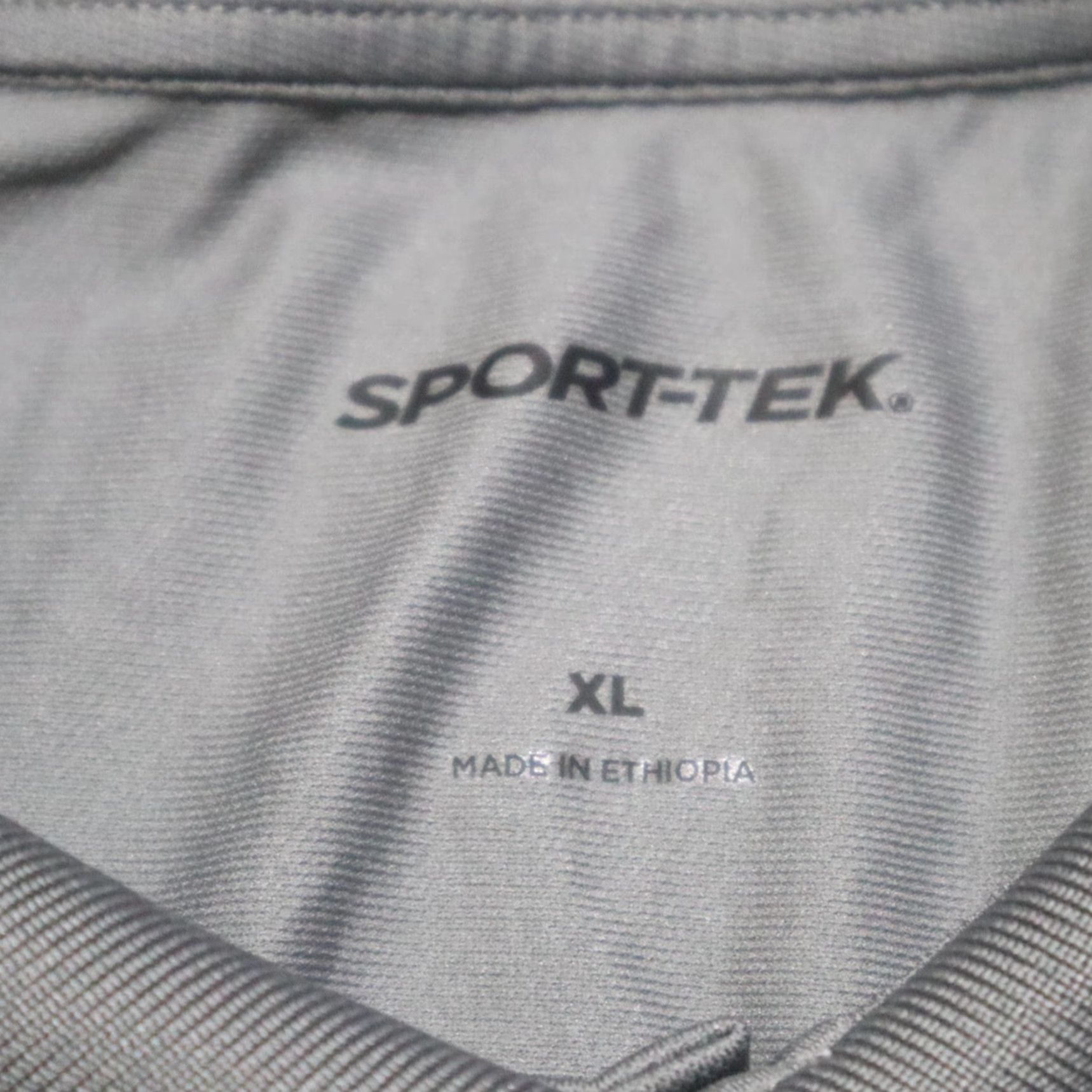 Vintage Sport-Tek Shirt Mens XL Button-Up Polo Gray Short Sleeve Casual Modern Modern Shirt? Size US XL / EU 56 / 4 - 3 Thumbnail