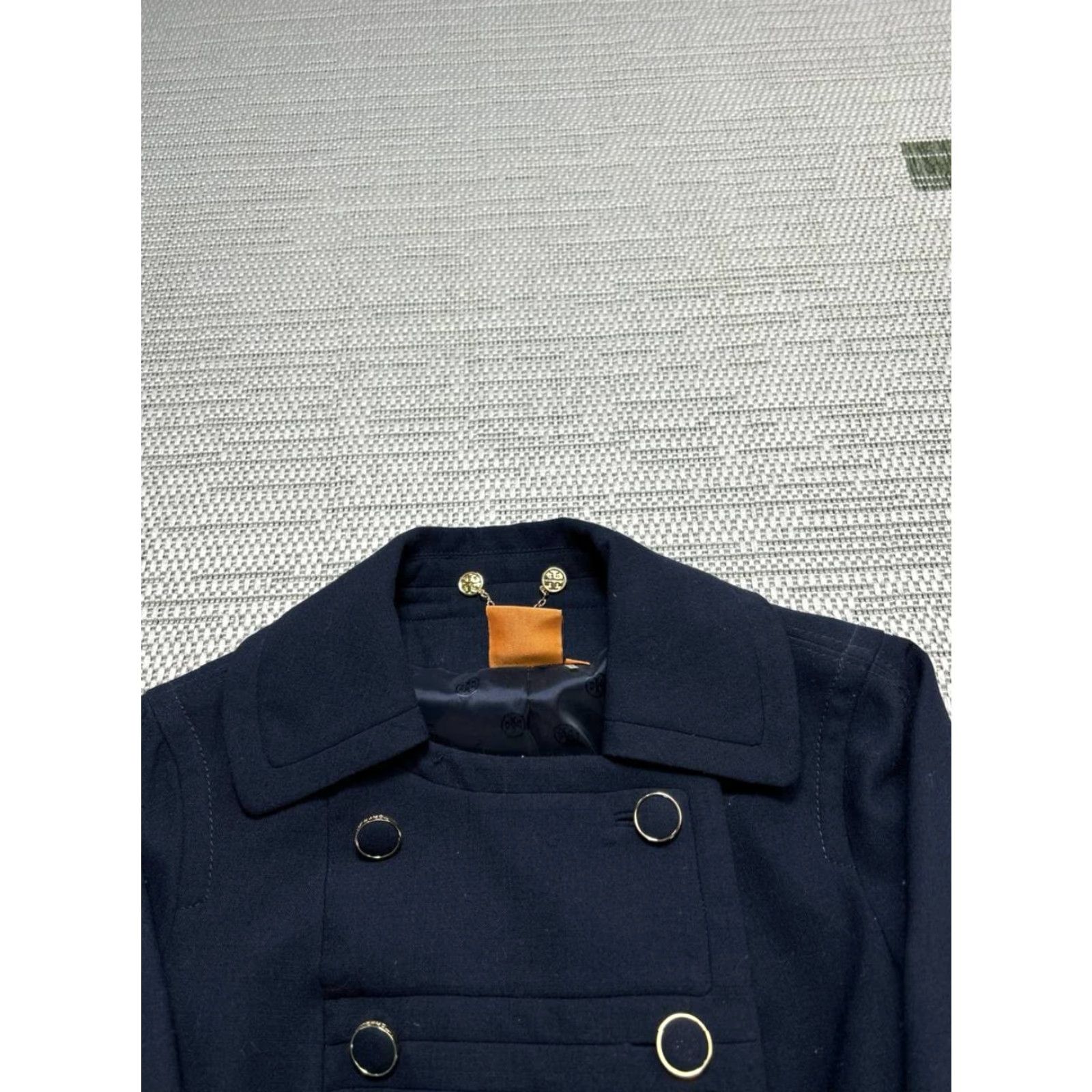Tory Burch Tory Burch Jacket Womens 4 Wool Blend Peacoat Size S / US 4 / IT 40 - 2 Thumbnail